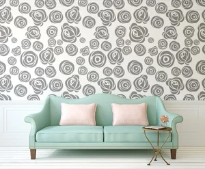 12 Sheets Daisy Wall Decals – Boho Flower Stickers, Peel & Stick Floral Art For Kids Room, Playroom, Bedroom, Or Classroom (Retro Hippie Style)