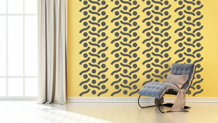 Retro Squiggle Pillow.jpg