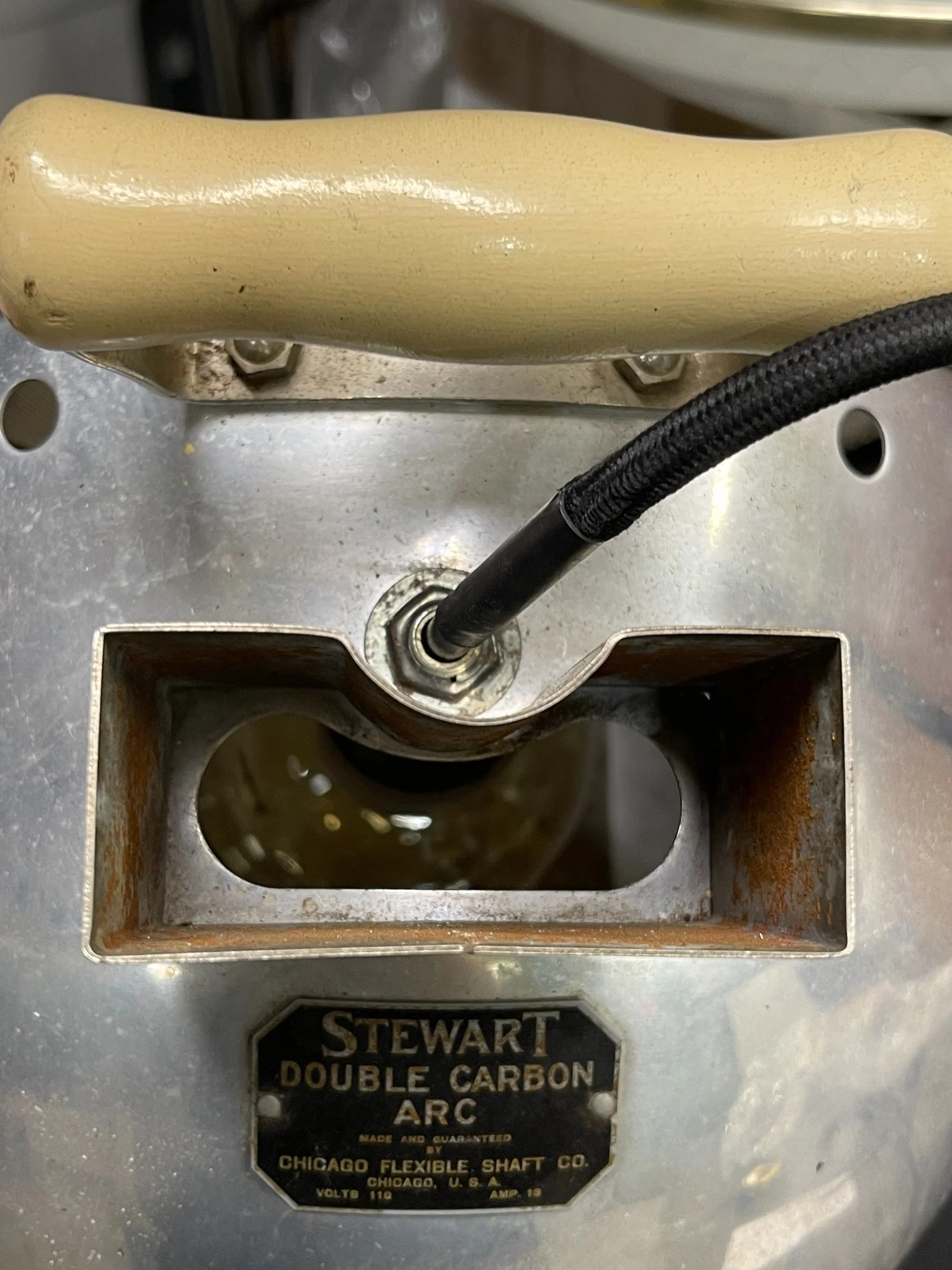 Photoroom_20260224_072821antique 1920s Stewart Double Carbon Arc Lamp - Modern Artifact Decor.JPG