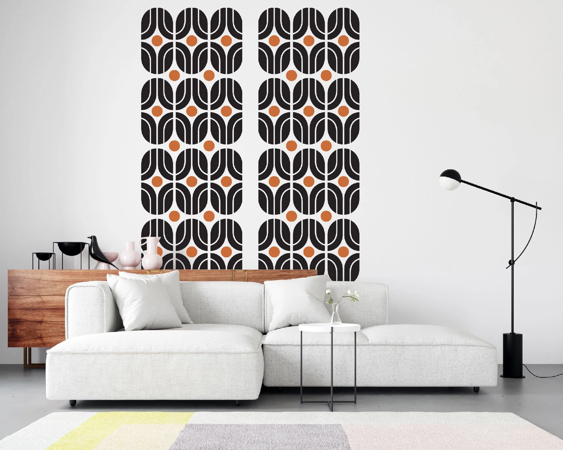 Mid Century Wall Decals: Boho Vibes. Retro Charm. — Wall Star Graphics ...