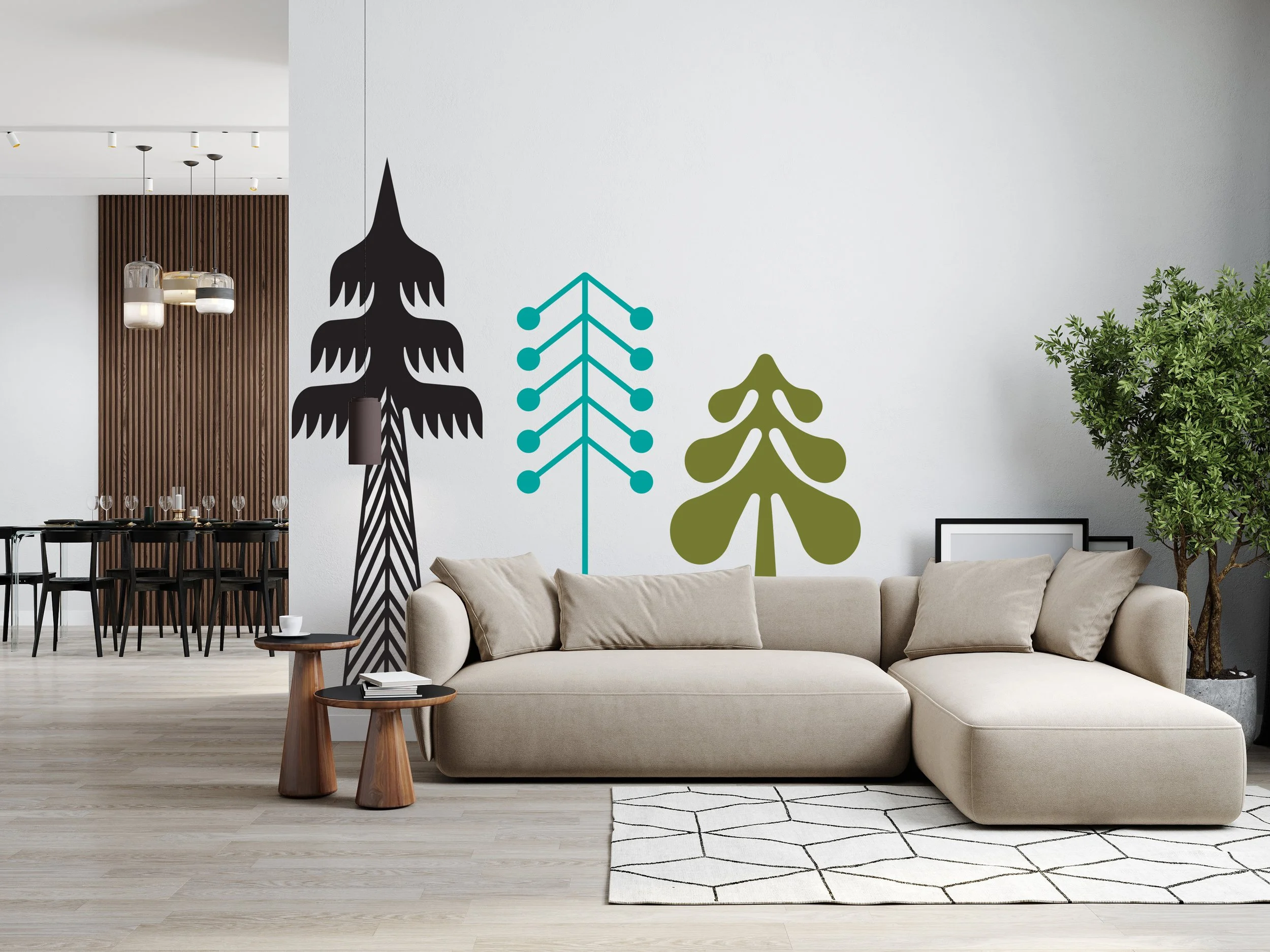 Scandi Pine Trees WALL 082223.JPG