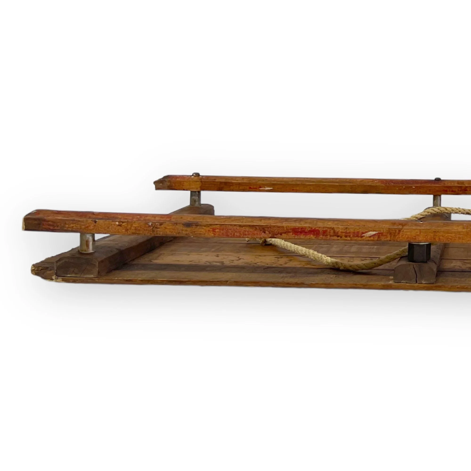 Vintage Wooden Sled - Rustic Ski Lodge and Cabin Decor