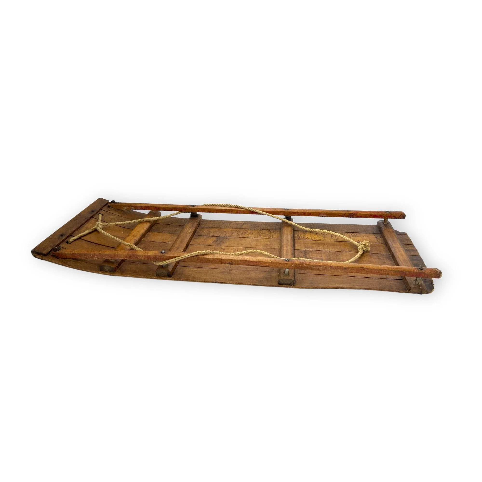 Vintage Wooden Sled - Rustic Ski Lodge and Cabin Decor