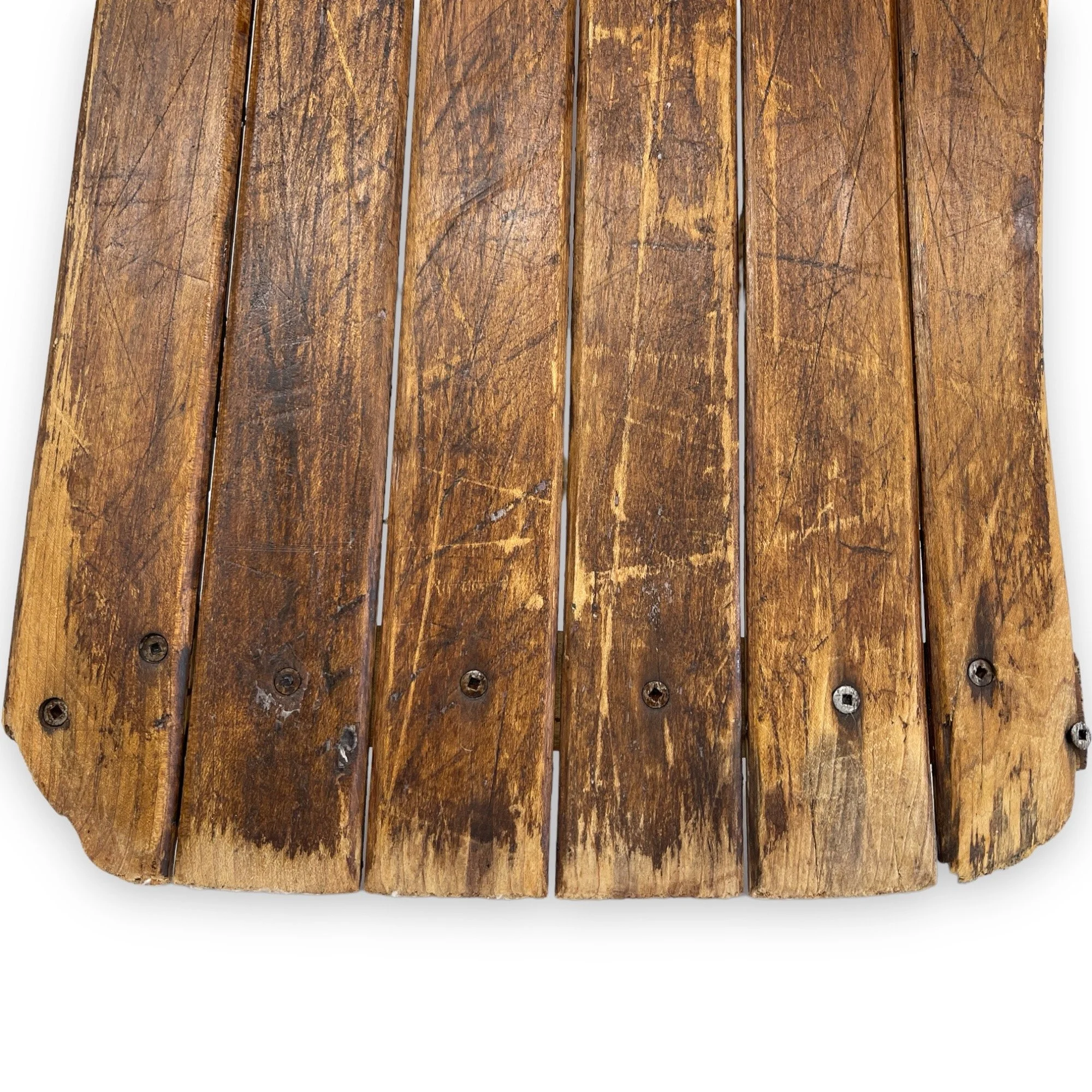 Vintage 39 inch Wooden Sled - with rope