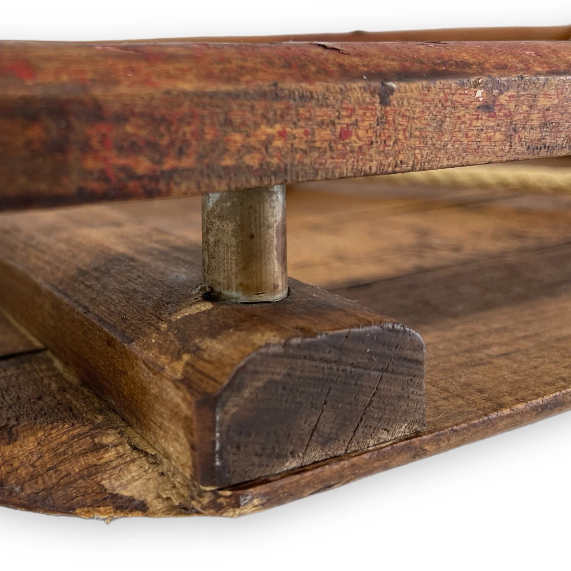 Vintage 39 inch Wooden Sled - with rope