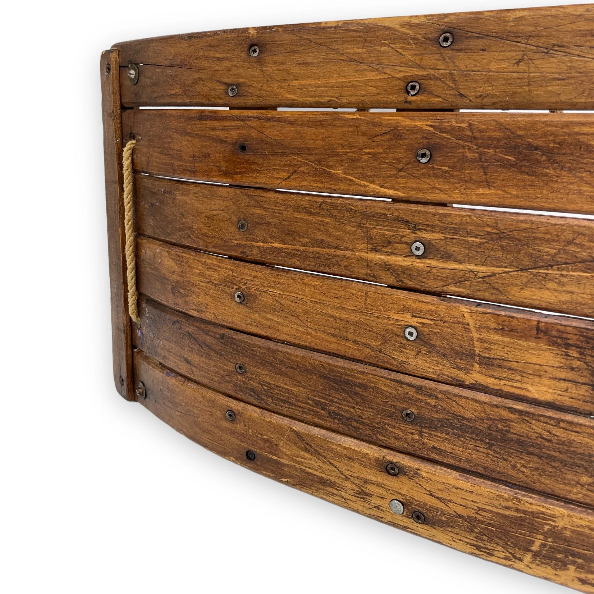 Vintage 39 inch Wooden Sled - with rope