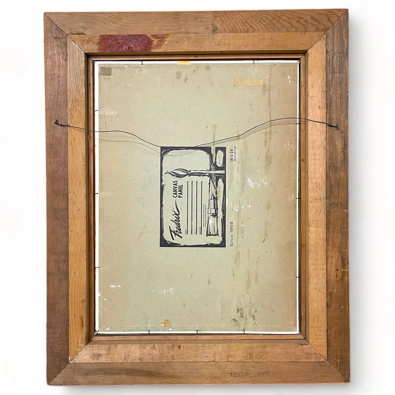 Vintage original oil painting of a Hispanic woman, framed in ornate wood frame, 32 x 26 inches, vertical orientation, Painted on a vintage Fredrix canvas board.