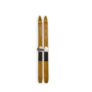 Vintage Children's Wooden Snow Skis: Authentic Cabin or Lodge