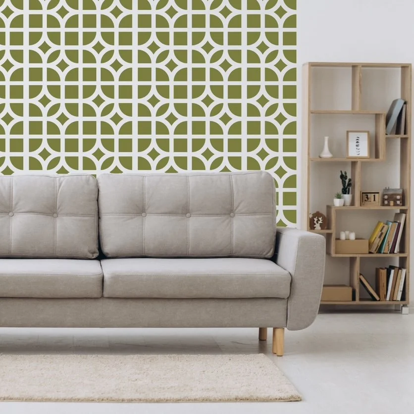 Mid Century Atomic Star Pattern