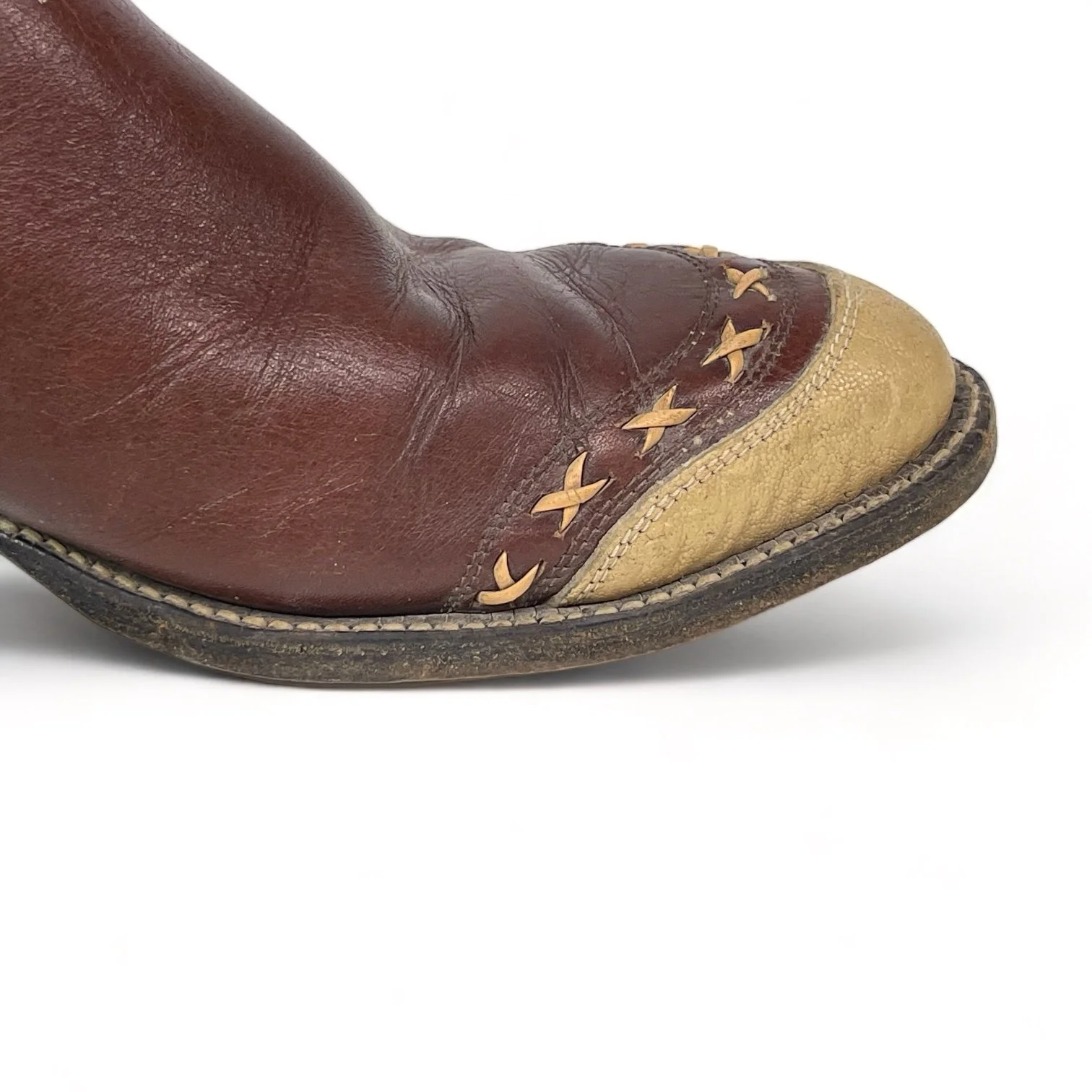 Vintage Men's Tony Lama Black Label Cowboy Boots, 1970s