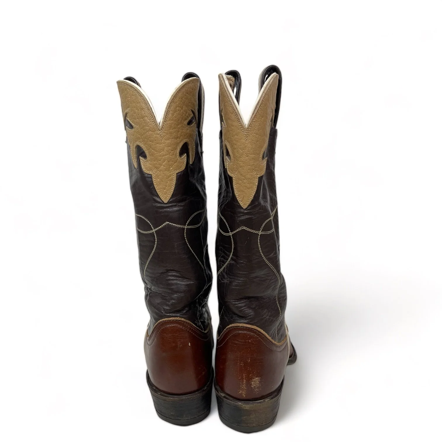 Vintage Men's Tony Lama Black Label Cowboy Boots, 1970s