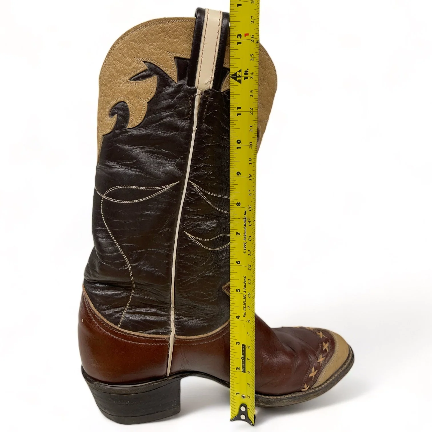 Vintage Men's Tony Lama Black Label Cowboy Boots, 1970s