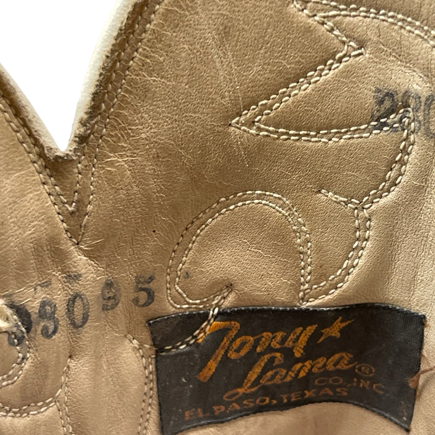 Vintage Men's Tony Lama Black Label Cowboy Boots, 1970s