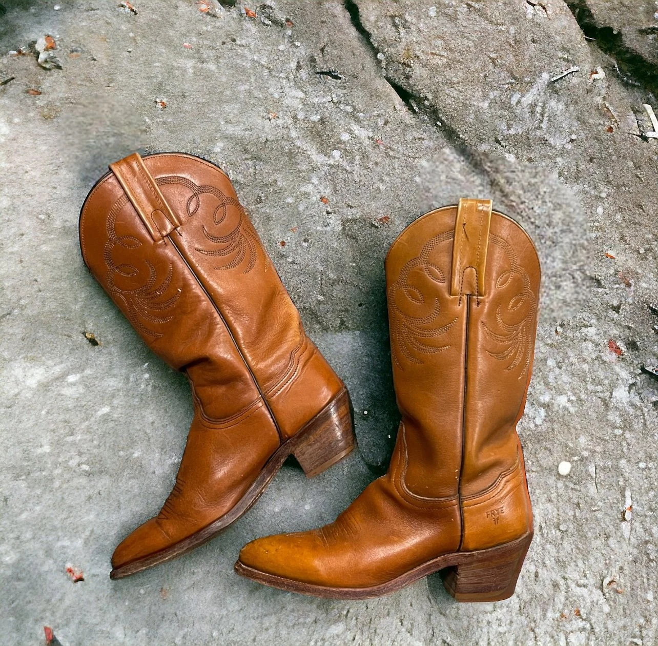 vtg Frye cowboy boots by ModernArtifactDecor.jpg