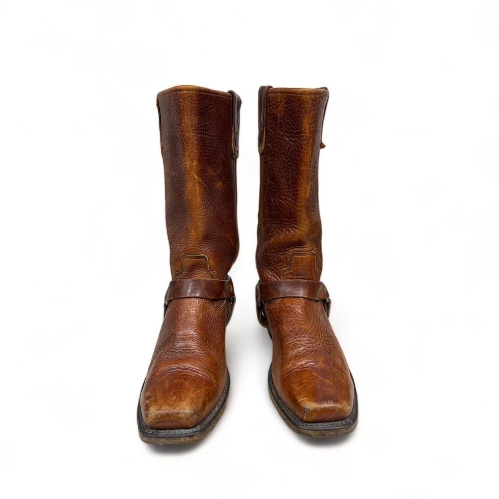 Vintage 70s Double H Harness Boots: Timeless American Style