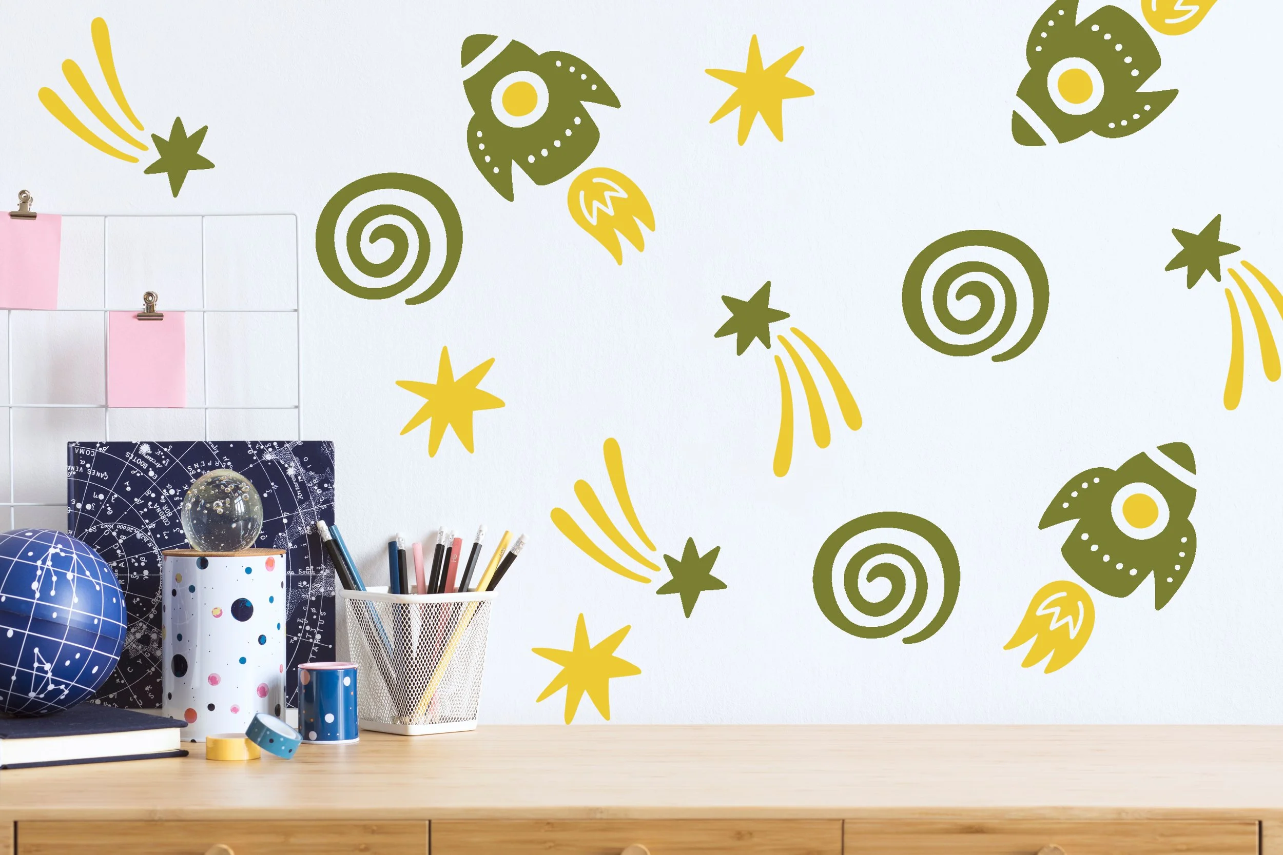 Rocket and Stars WALL OLIVE 032024.JPG