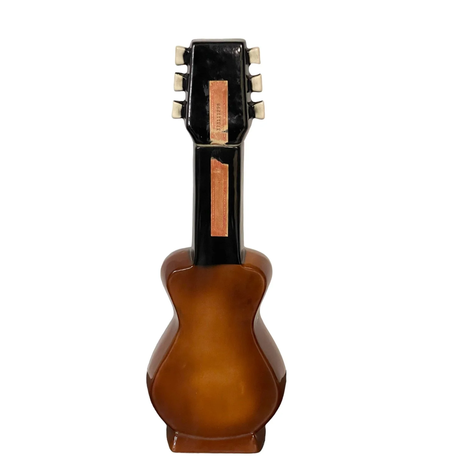 Vintage ceramic guitar liquor decanter 1968 by Old Mister Bourbon