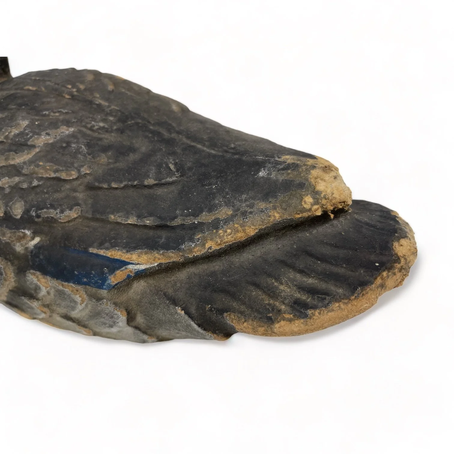 Vintage pair of paper machete fiber duck decoys. Set of two Mallard duck decoys by Carry Lite, JC Higgins.