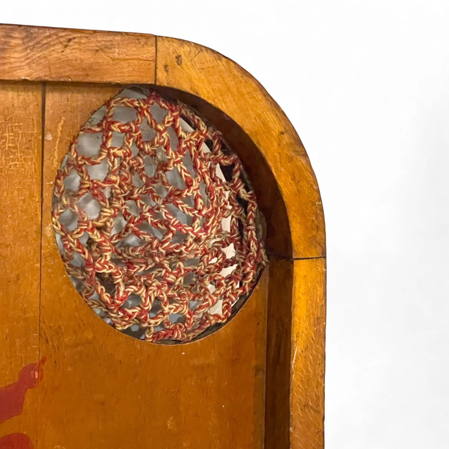 Vintage double sided game board by The Carrom Company, Style E No. 1 Archarena, made in USA.