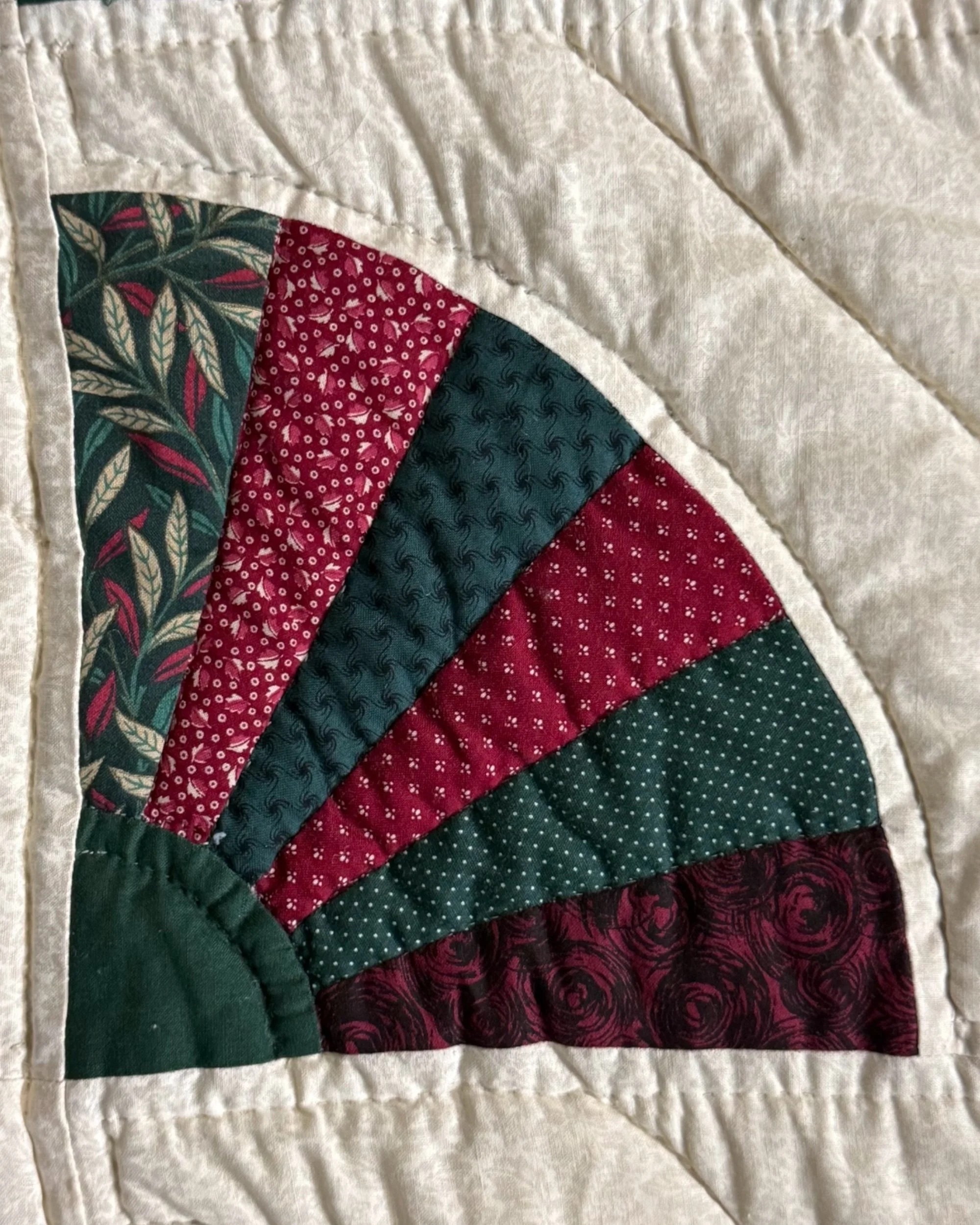 vintage grandmother's fan quilt 65x95 - Modern Artifact DecorPhotoroom_20261003_063135.JPG