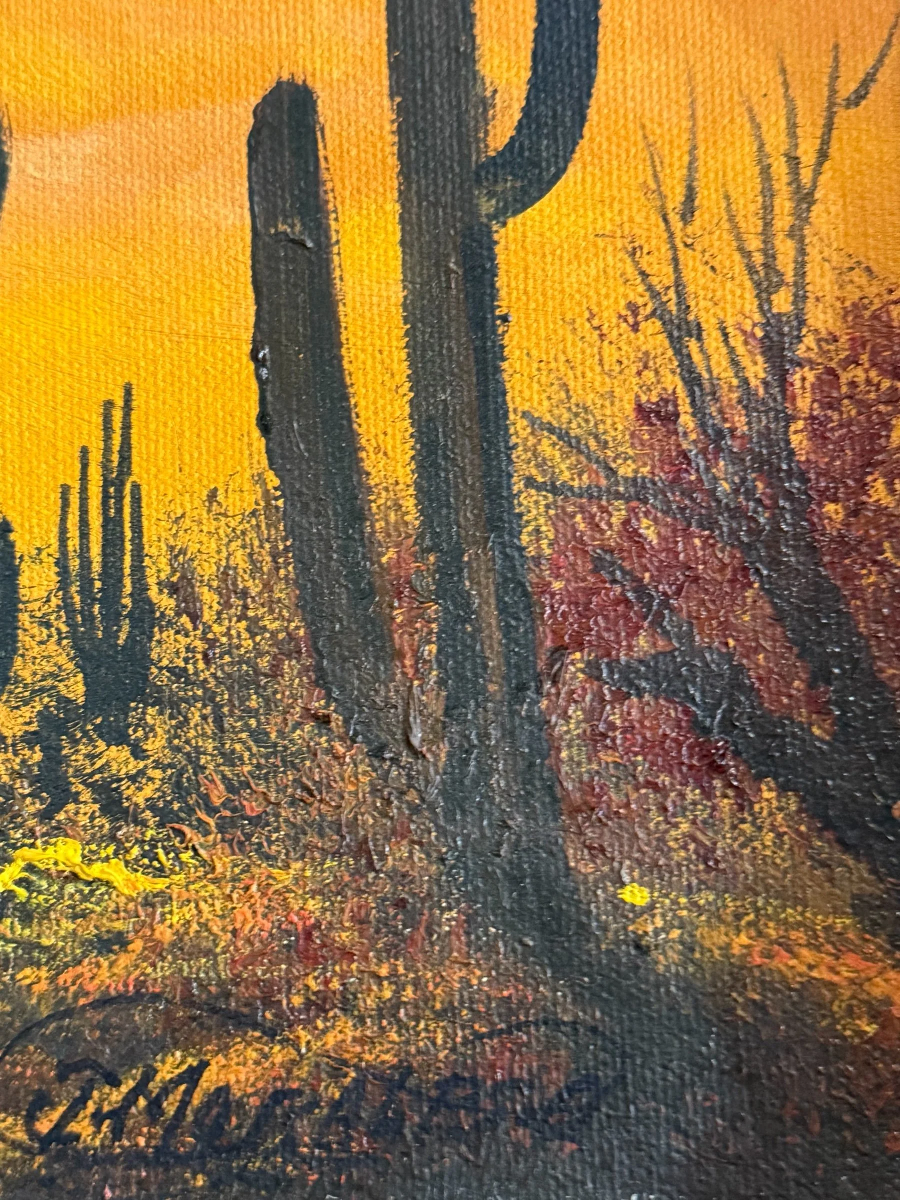 Photoroom_20260405_091411vintage framed southwestern desert oil painting signed - Modern Artifact Decor.JPG