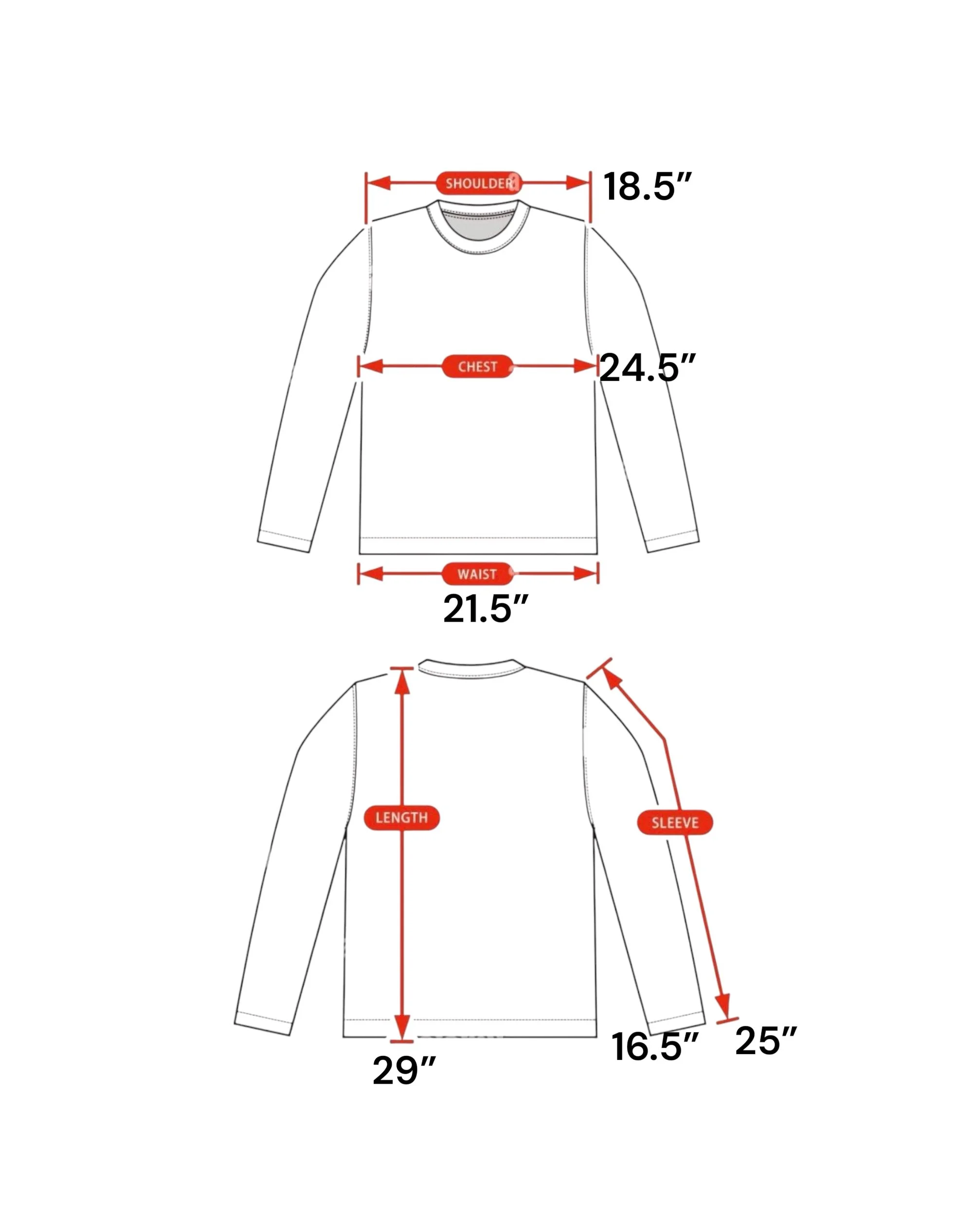 garment measurement chart