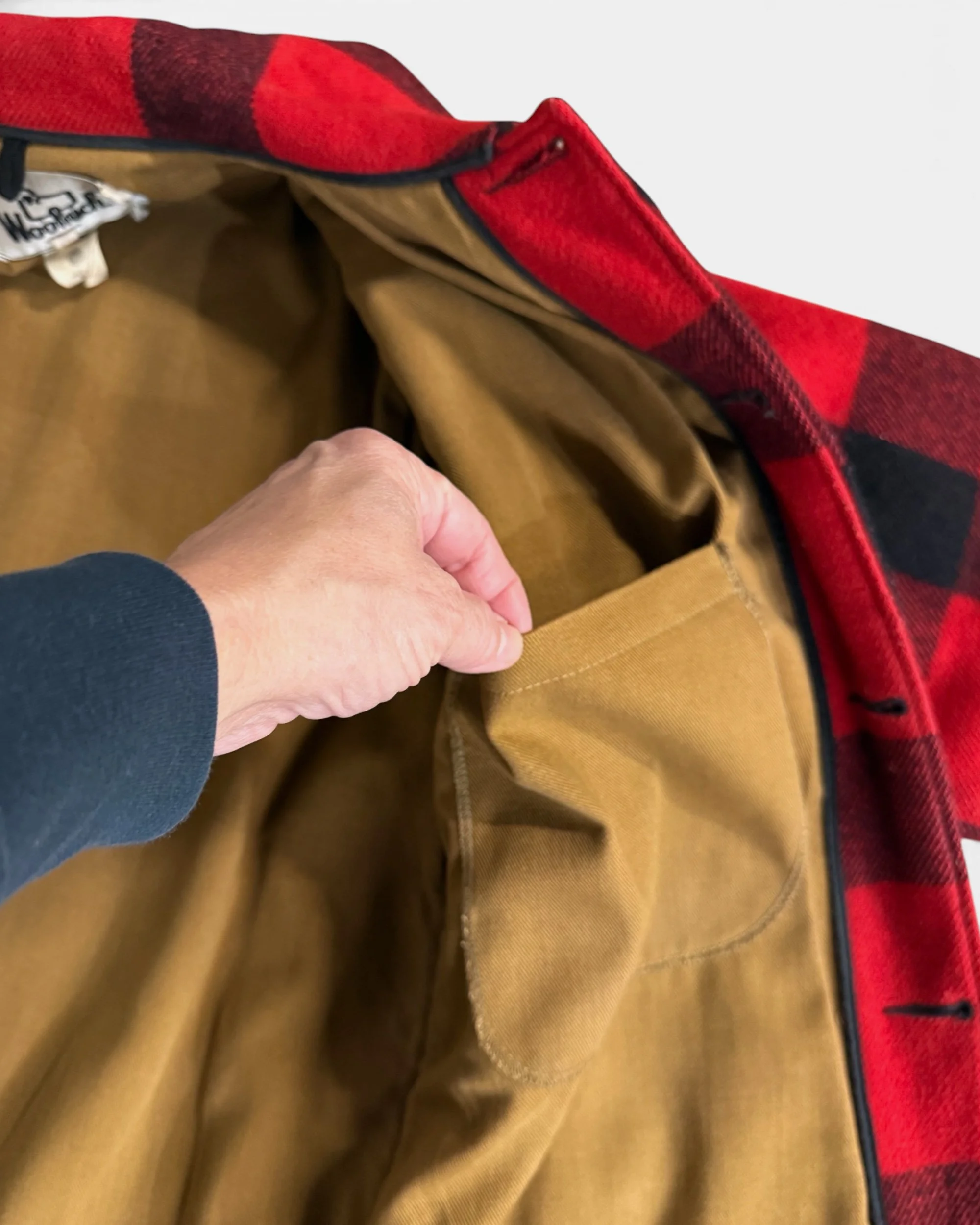Vintage Woolrich buffalo plaid hunting jacket - Modern Artifact DecorPhotoroom_20260914_074013.JPG