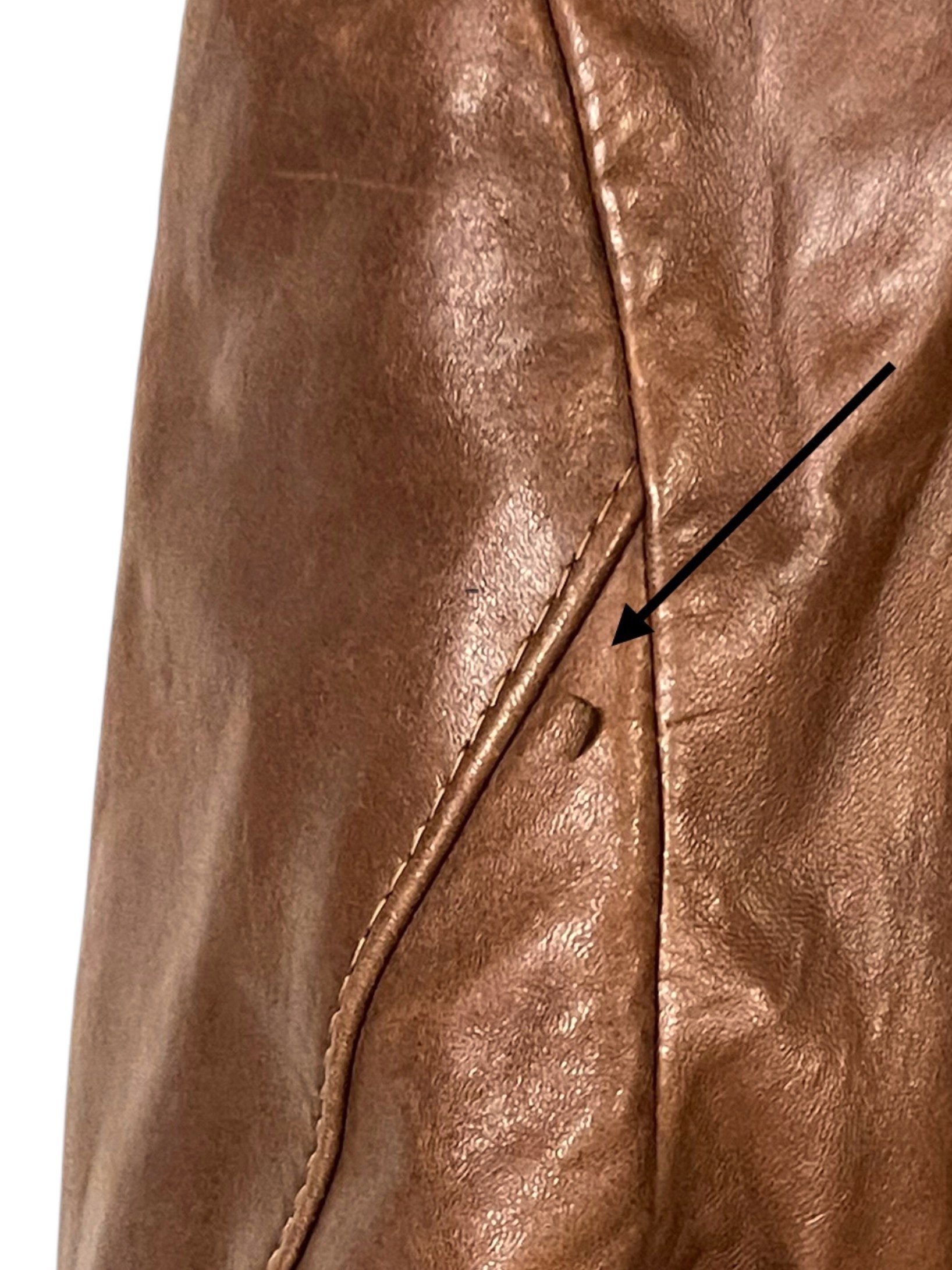 1970s vintage mens brown leather jacket, crafted by Beau-Geste Leatherware. Western front/back detailing, button front closure. Fully lined. Made in Mexico.