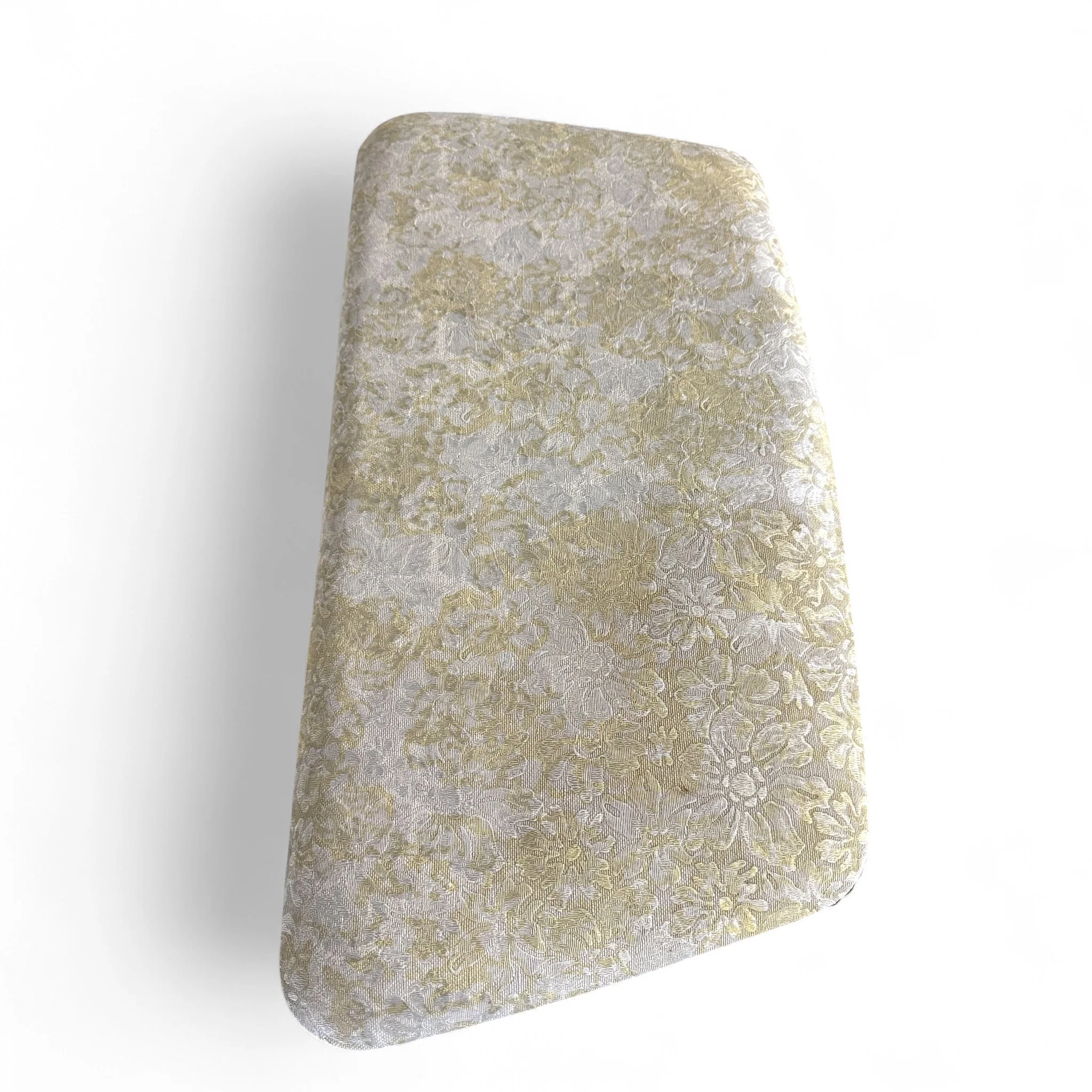 Top view of lid on a vintage 1960s clothes hamper by Counselor