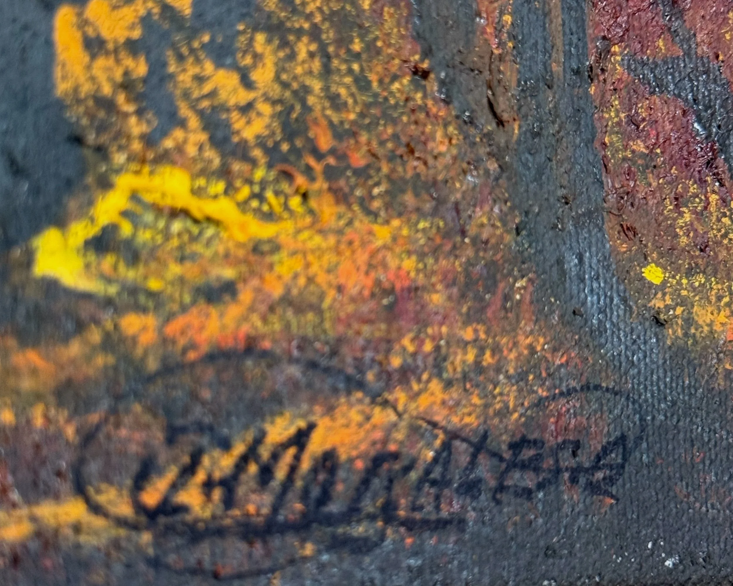 Photoroom_20260405_102233vintage framed southwestern desert oil painting signed - Modern Artifact Decor.JPG