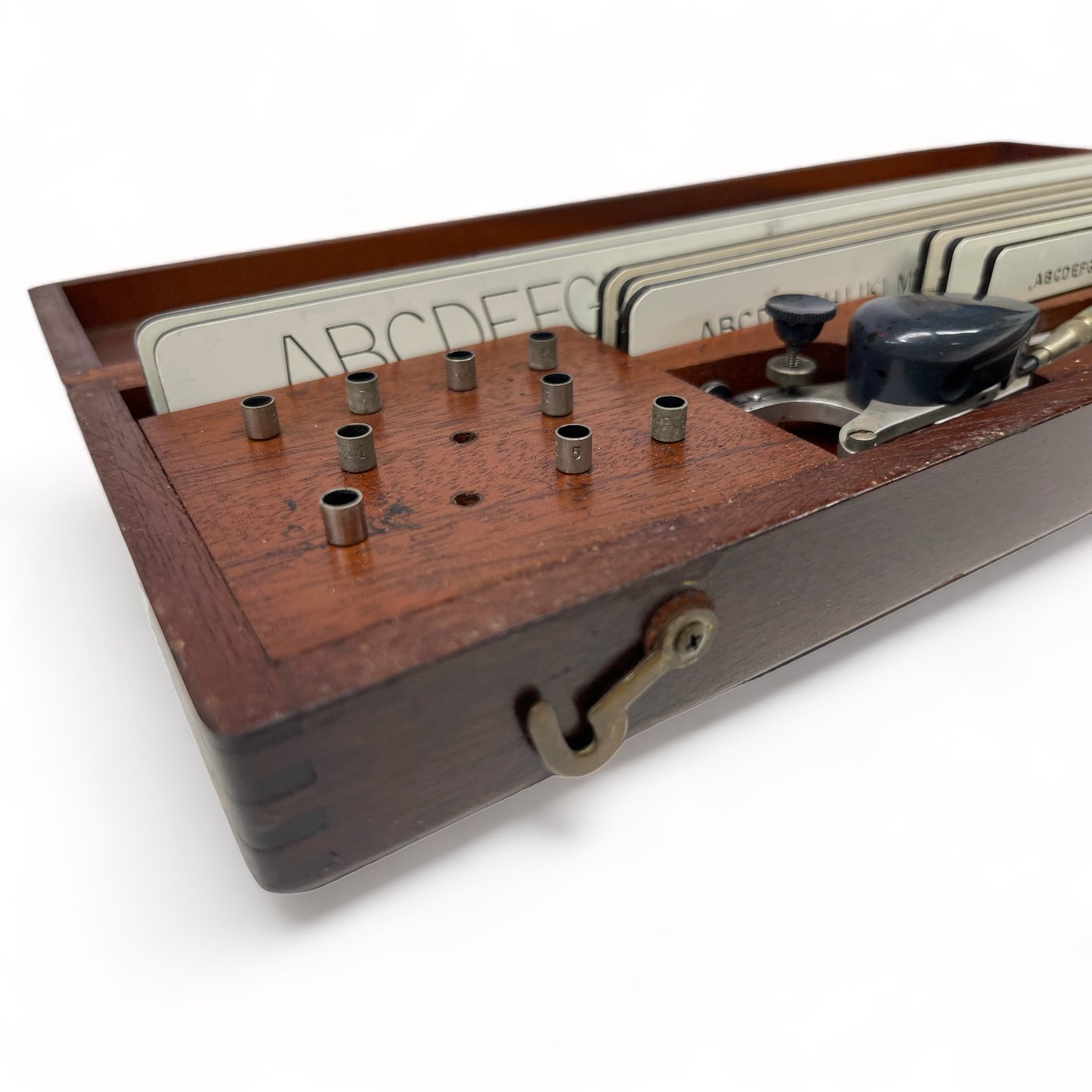 Vintage Keuffel Esser lettering kit with case.