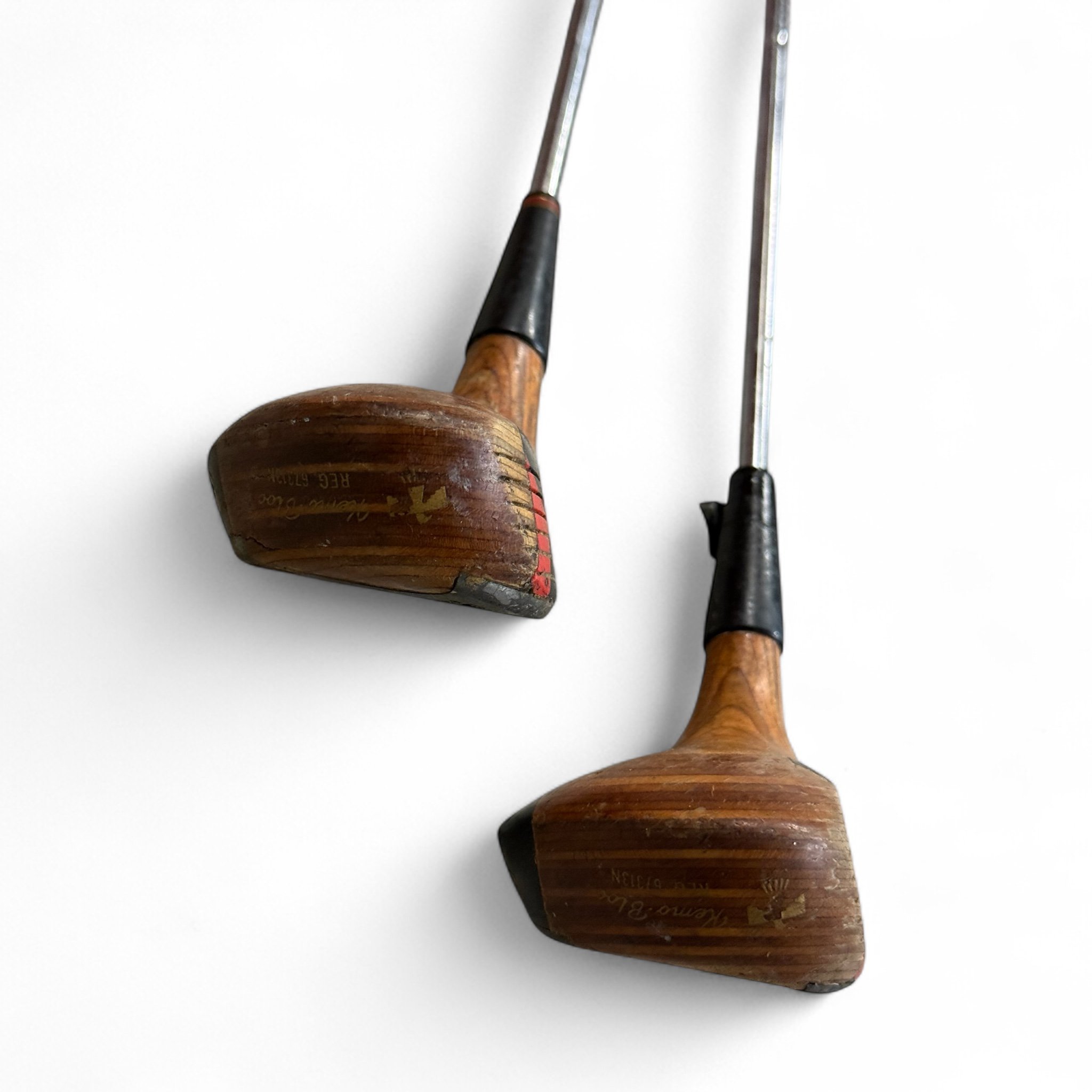 Vintage Chi Chi Rodriquez golf clubs by Northwestern Golf Co., with aged patina, perfect for man cave, game room, office display, or golf themed decor.