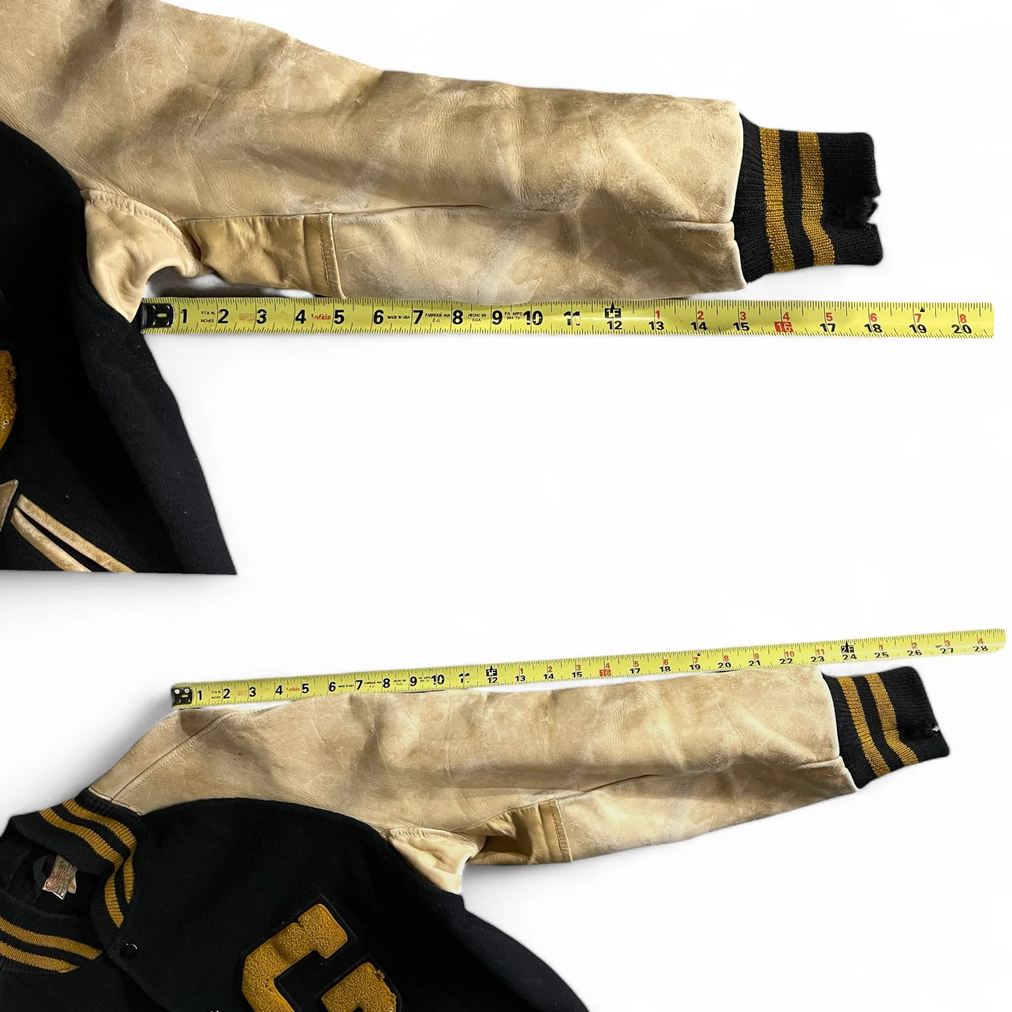 1950s vintage classic varsity letterman jacket. Made in USA.