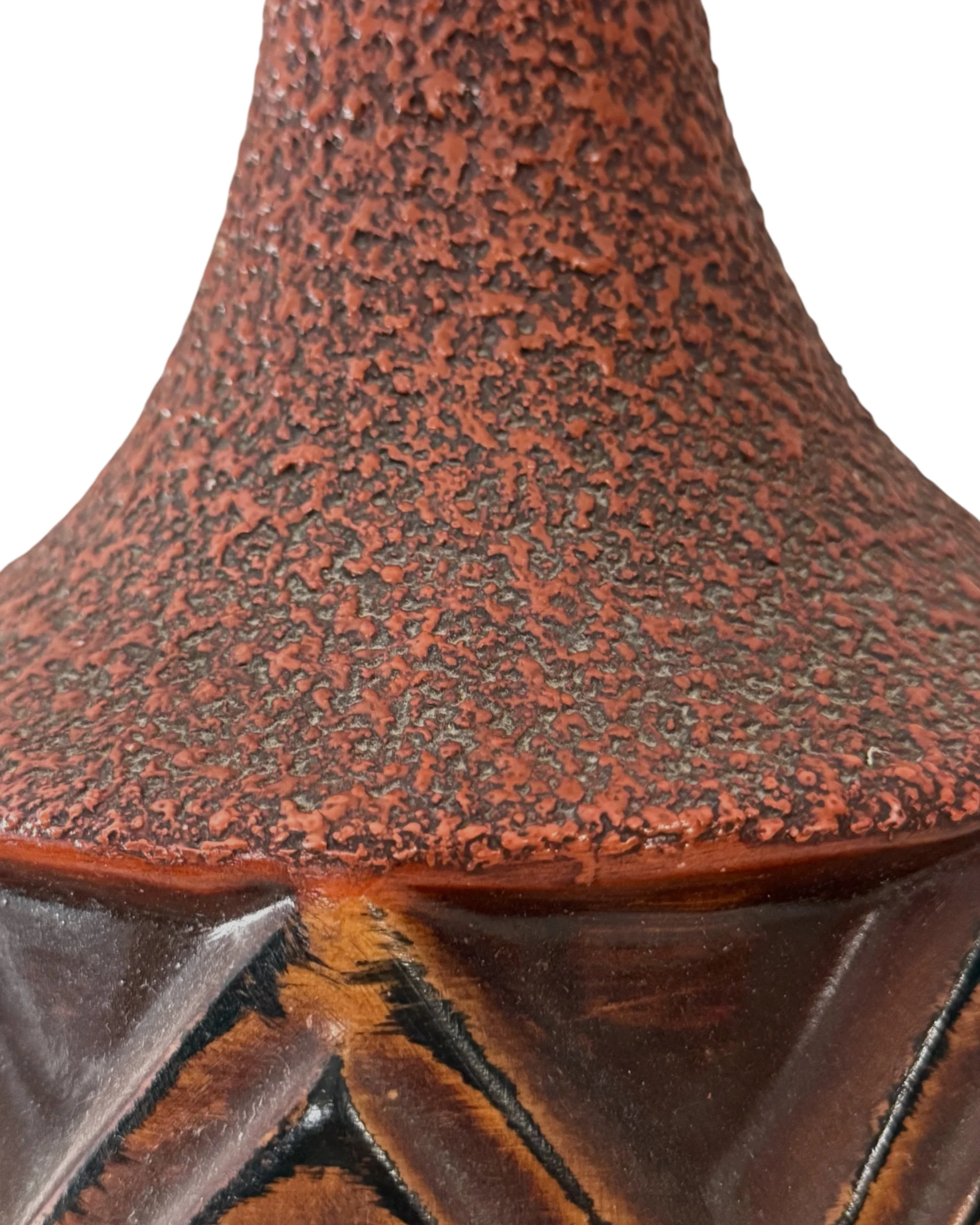 Photoroom_20260630_074229vintage MCM boho lava glaze table lamp - Modern Artifact Decor.JPG