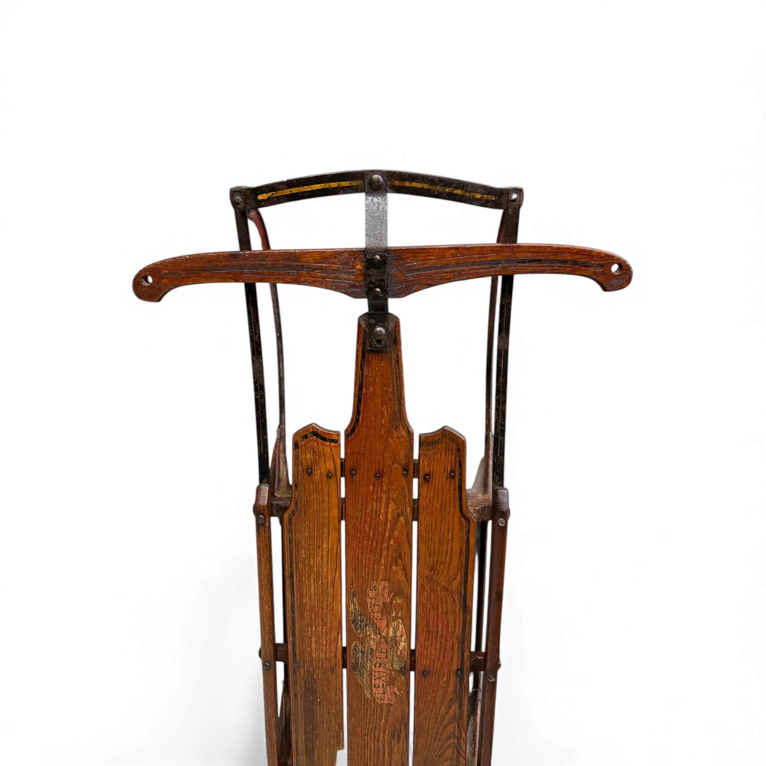 Photoroom_20251205_061851vintage Flexible Flyer wooden sled for rustic winter decor - Modern Artifact Decor.JPG