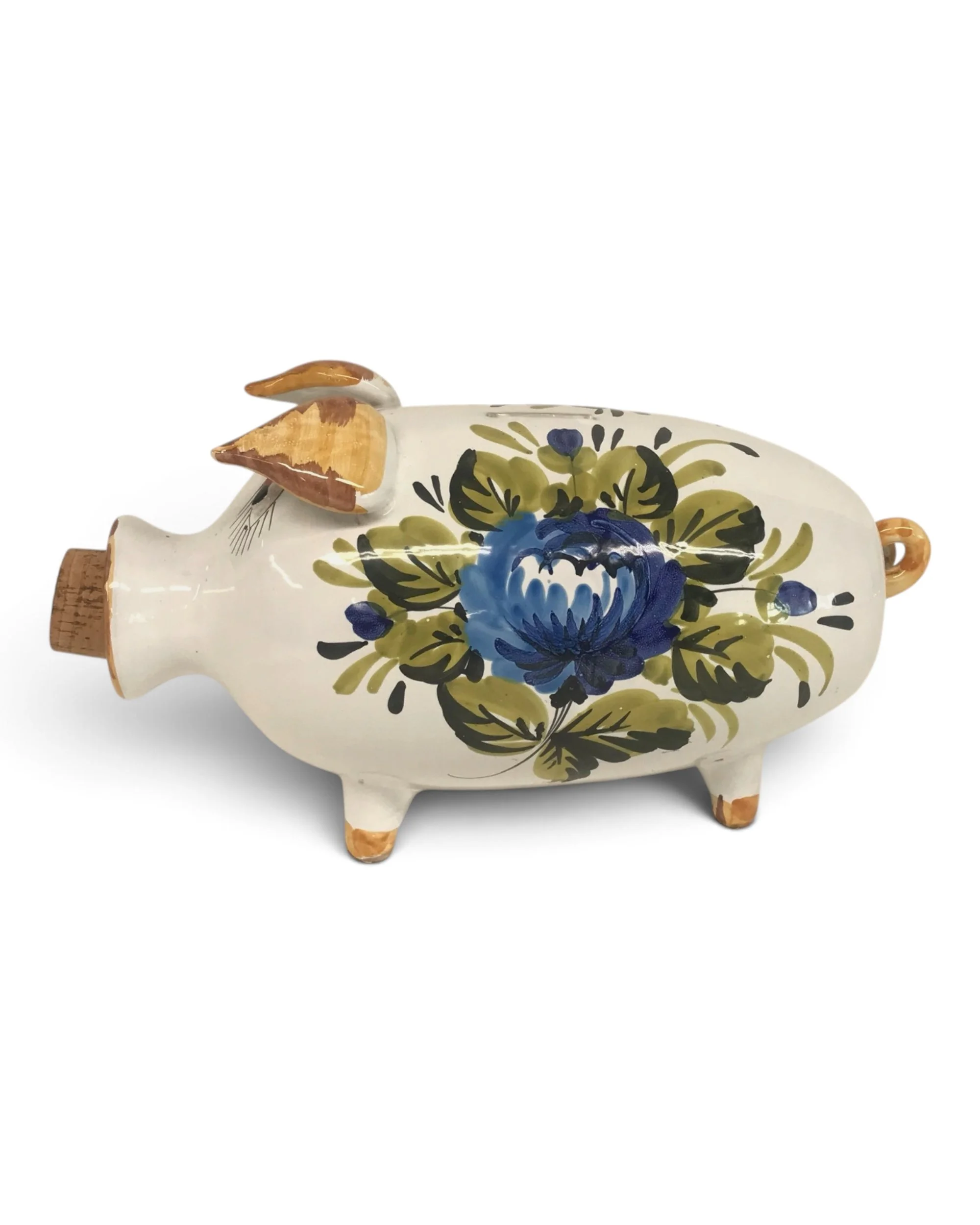 vintage ceramic piggy coin bank hand painted made in Italy - Modern Artifact DecorPhotoroom_20260807_075317.JPG