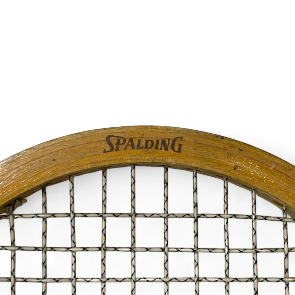 Raquette De Tennis Vintage Spalding Impact 310 - Bois Vert - Pancho Gonzales - Années 80
