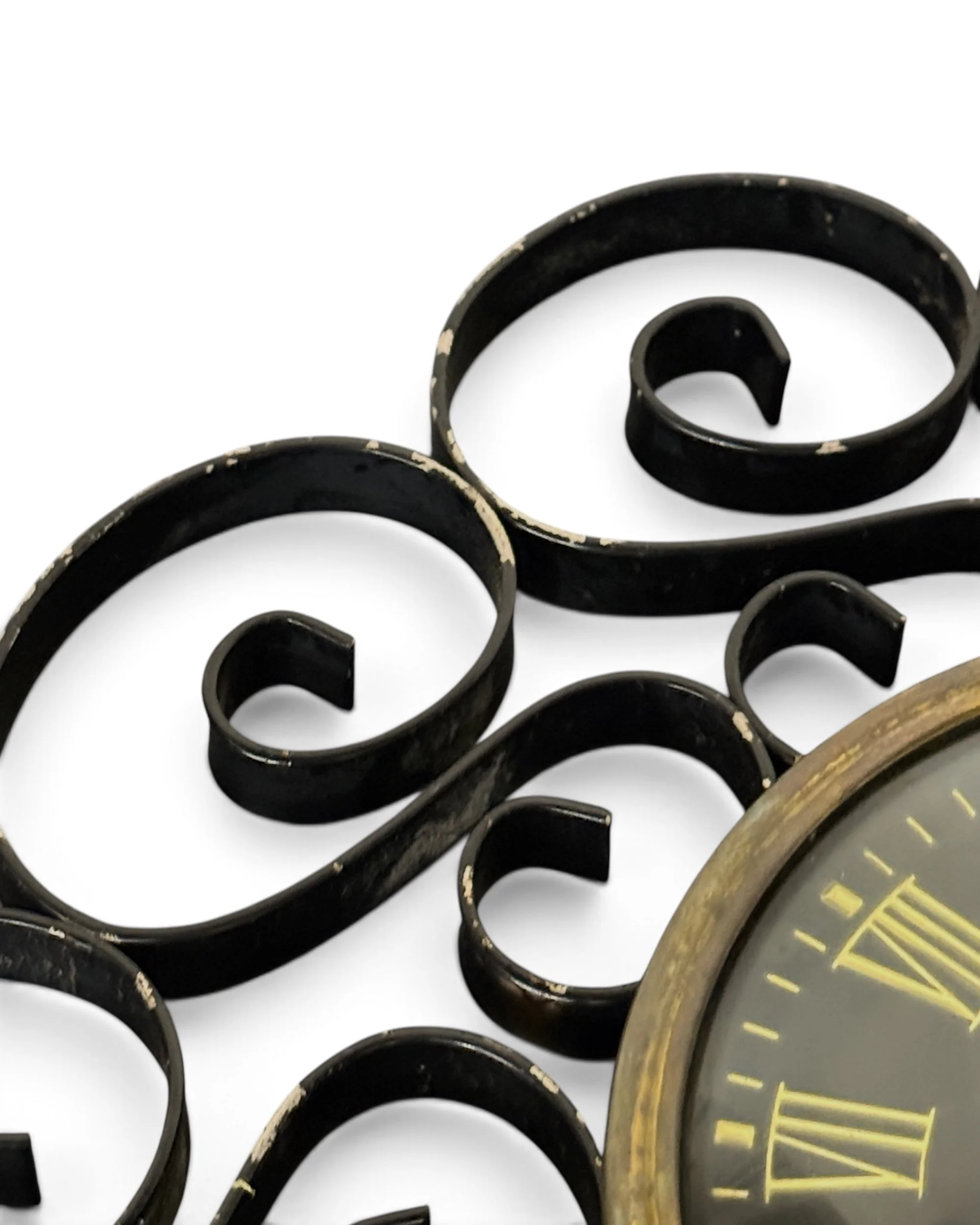 vintage 1950s General Electric Telechrom wrought iron clock - Modern Artifact DecorPhotoroom_20260802_084123.JPG