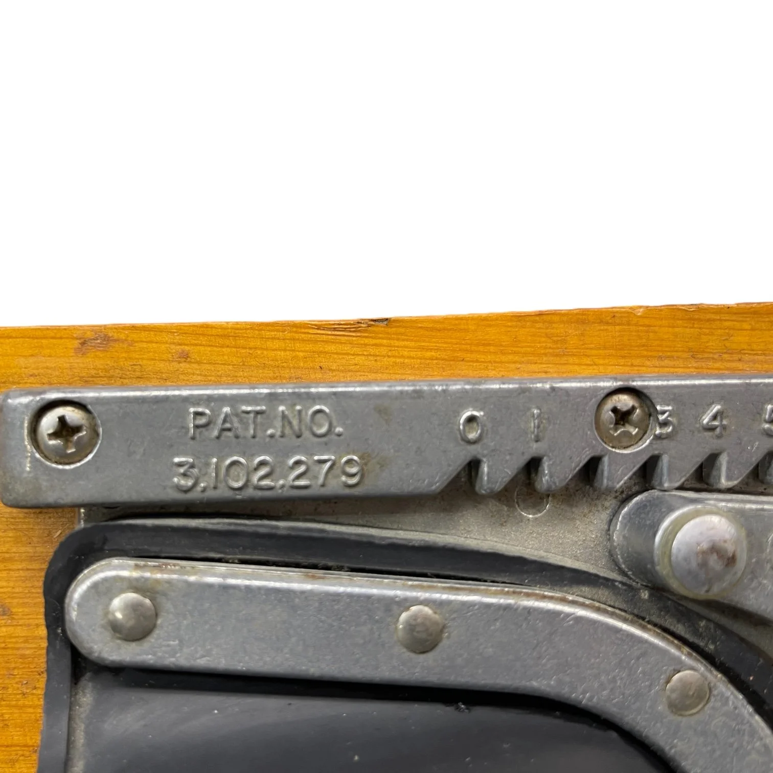 Vintage pair of Cypress Gardens trick wooden water skis, 19 3/4 inches with bindings.