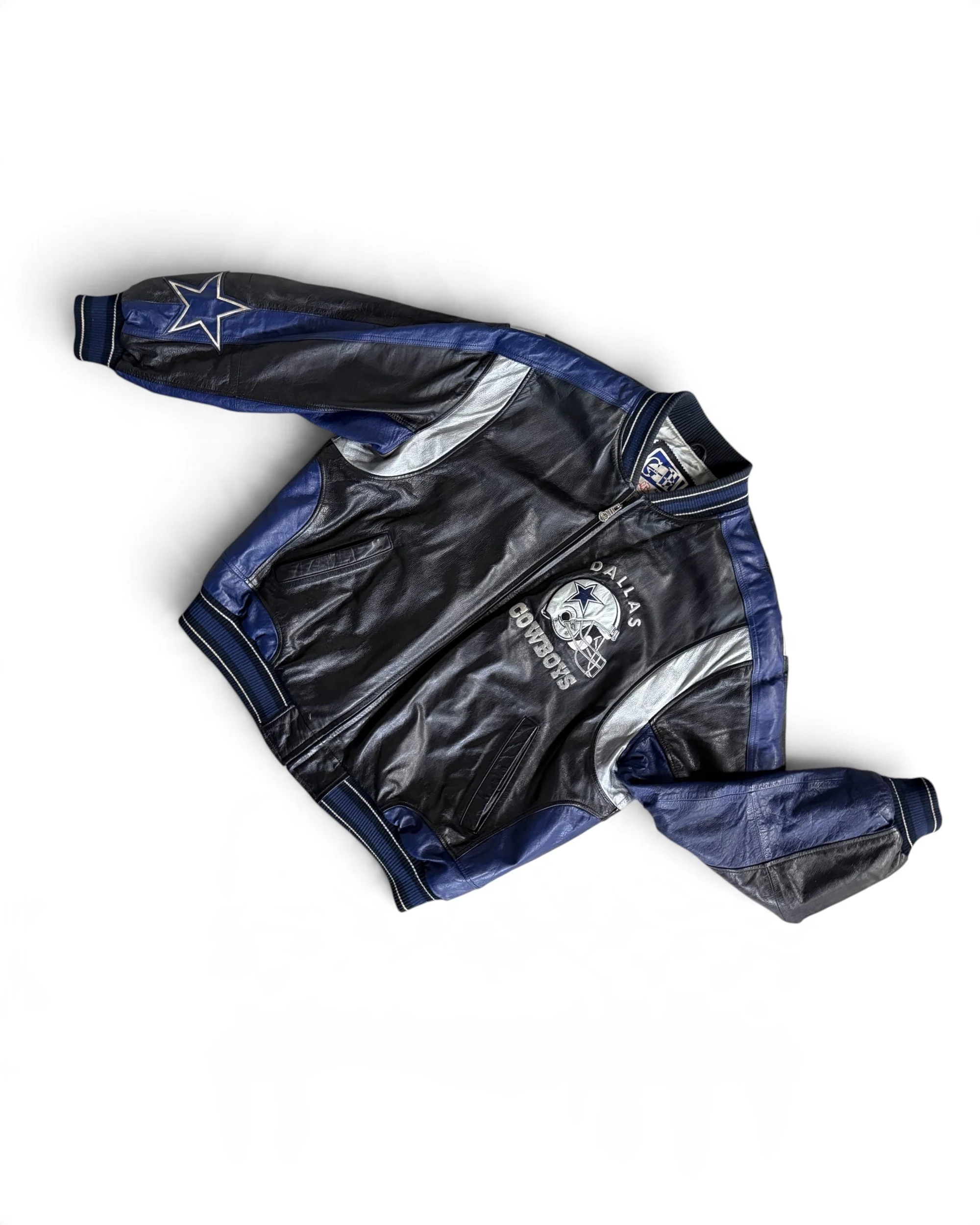 vintage 90s leather Dallas Cowboys Jacket, XL
