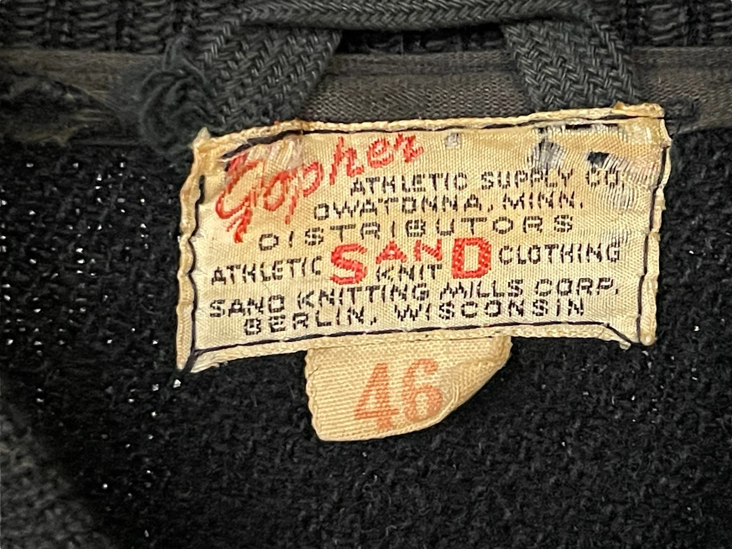 1950s vintage classic varsity letterman jacket. Made in USA.