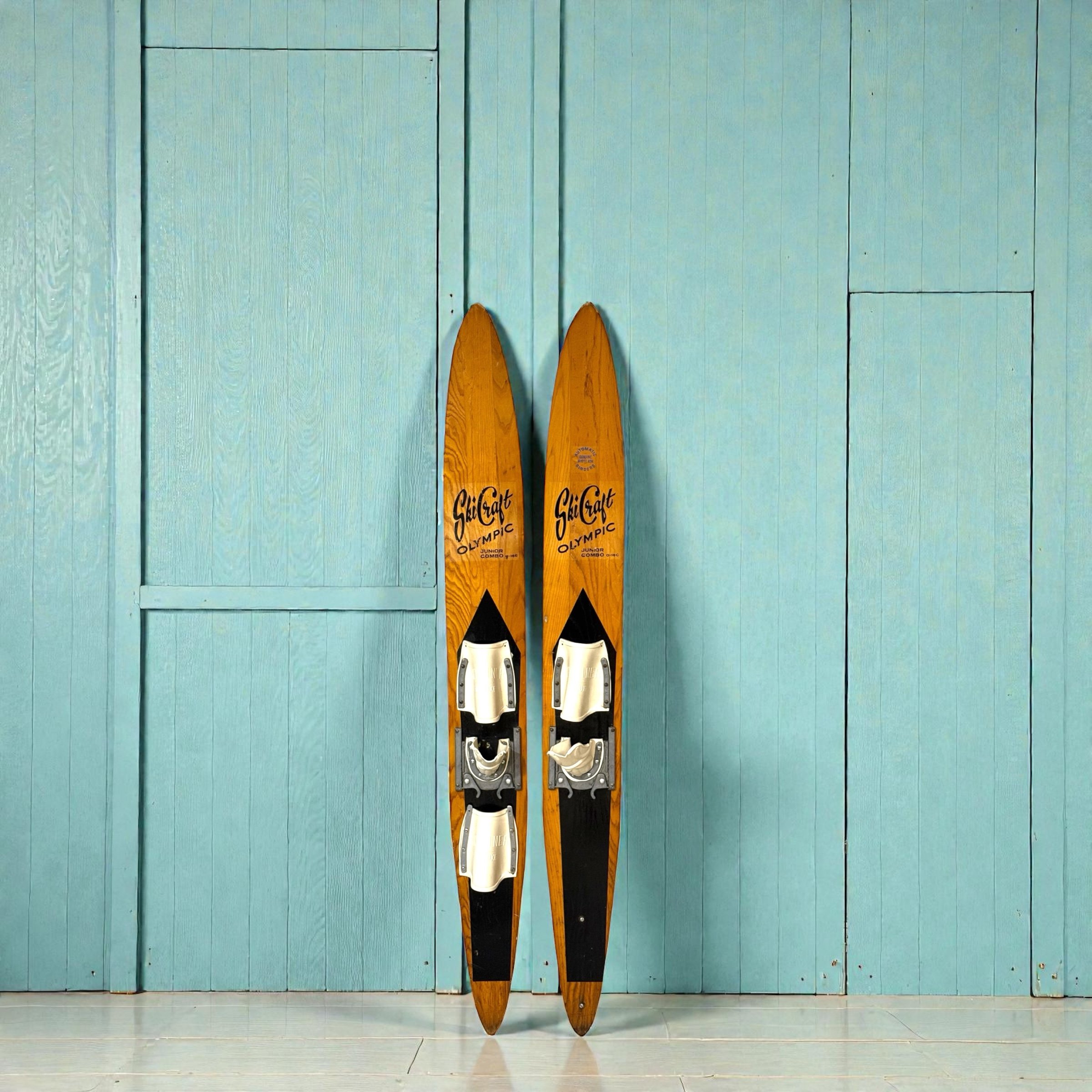 Photoroom_20251211_073913vintage pair wooden Ski Craft water skis - Modern Artifat Decor.JPG