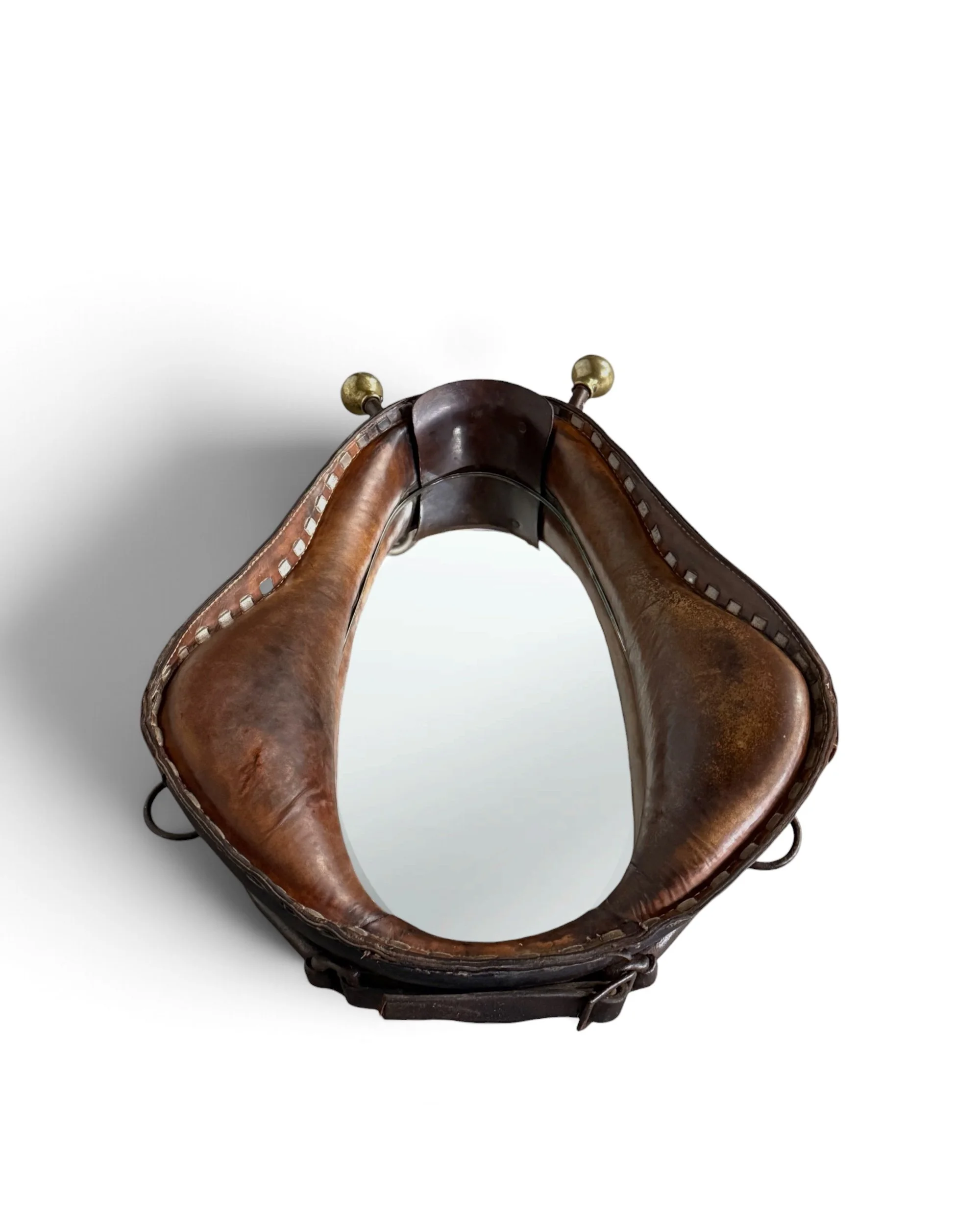 vintage leather horse collar mirror - ModernArtifactDecorPhotoroom_20261019_081415.JPG