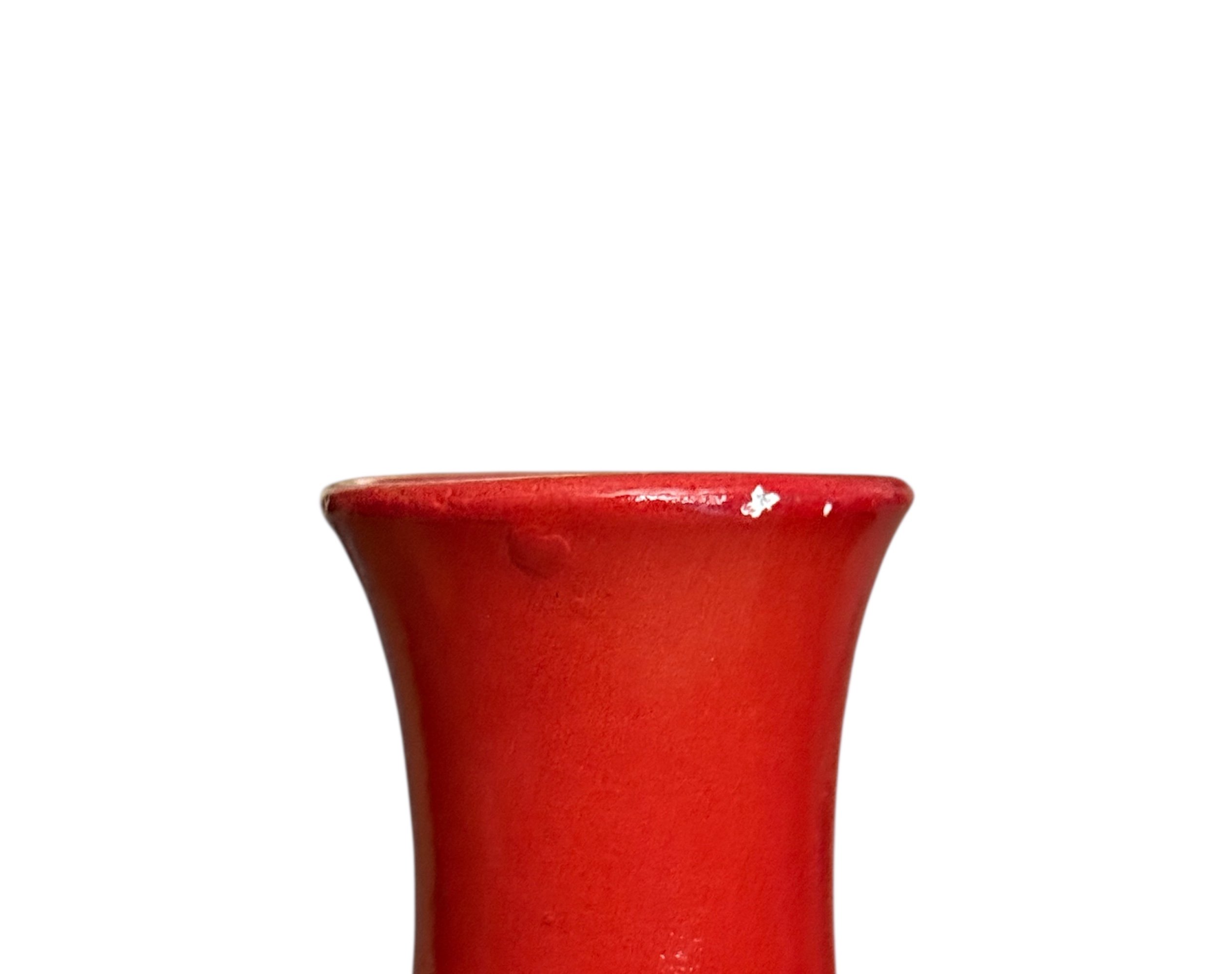 Photoroom_20260315_075259vintage mid century modern sculptural bright orange dried flower vase - Modern Artifact Decor.JPG