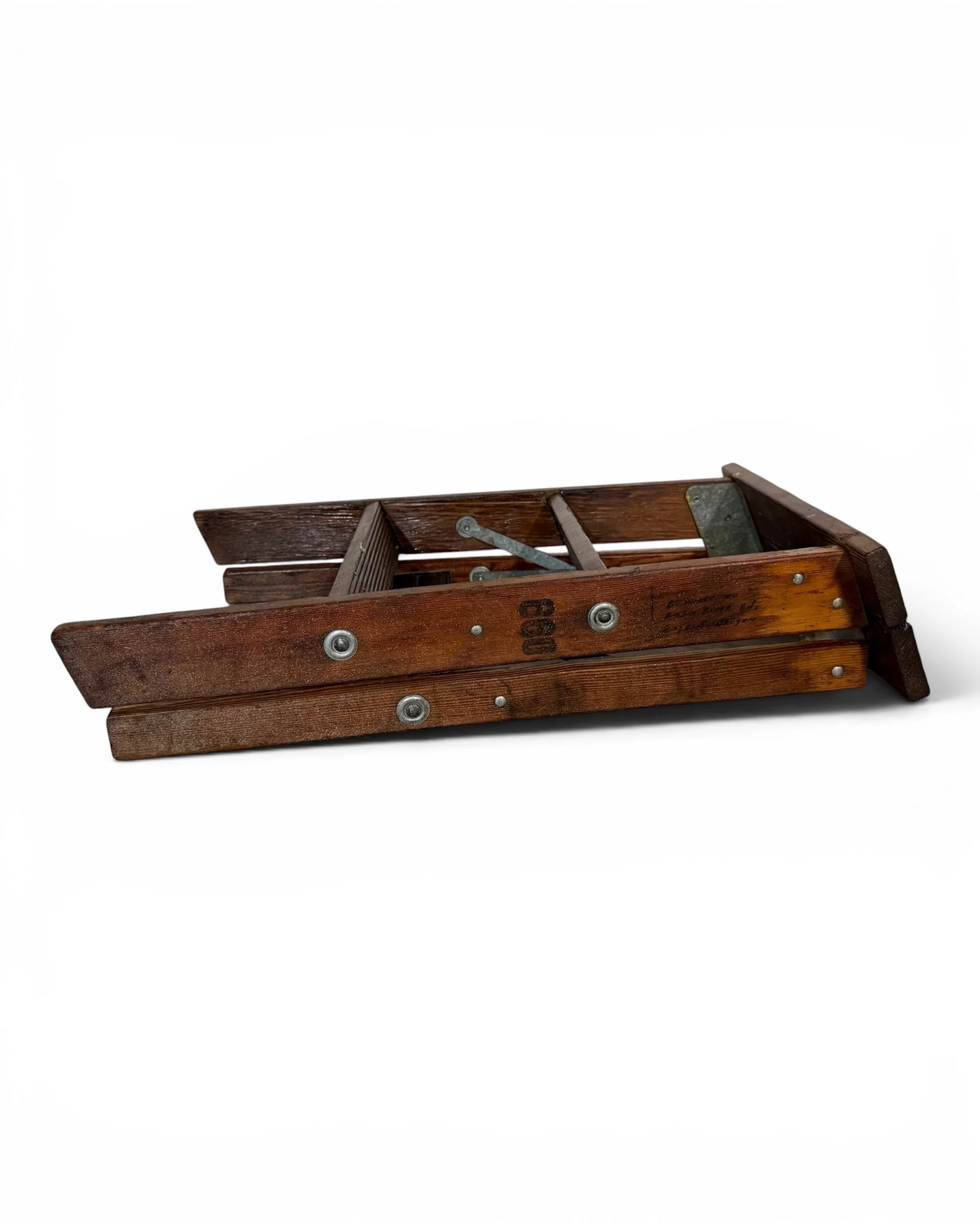 Photoroom_20260621_190021vintage rustic wooden step ladder - Modern Artifact Decor.JPG