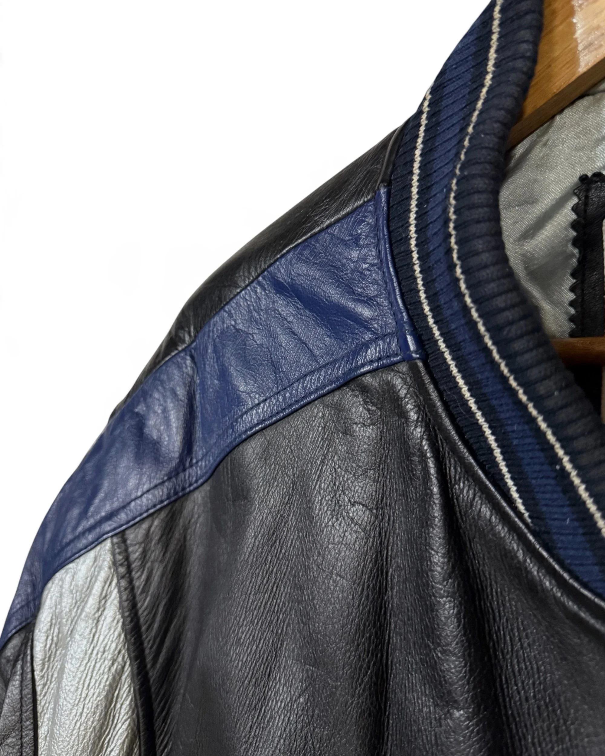 vintage 90s leather Dallas Cowboys Jacket - Modern Artifact DecorPhotoroom_20261010_073536.JPG