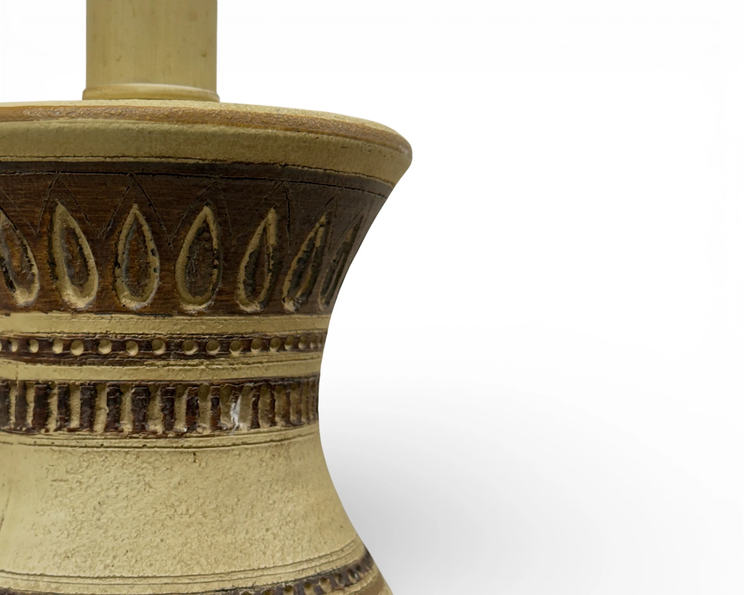 Photoroom_20260213_083914vintage table lamp, stoneware with hyrogliphics by Casual Lamps of CA - Modern Artifact Decor.JPG