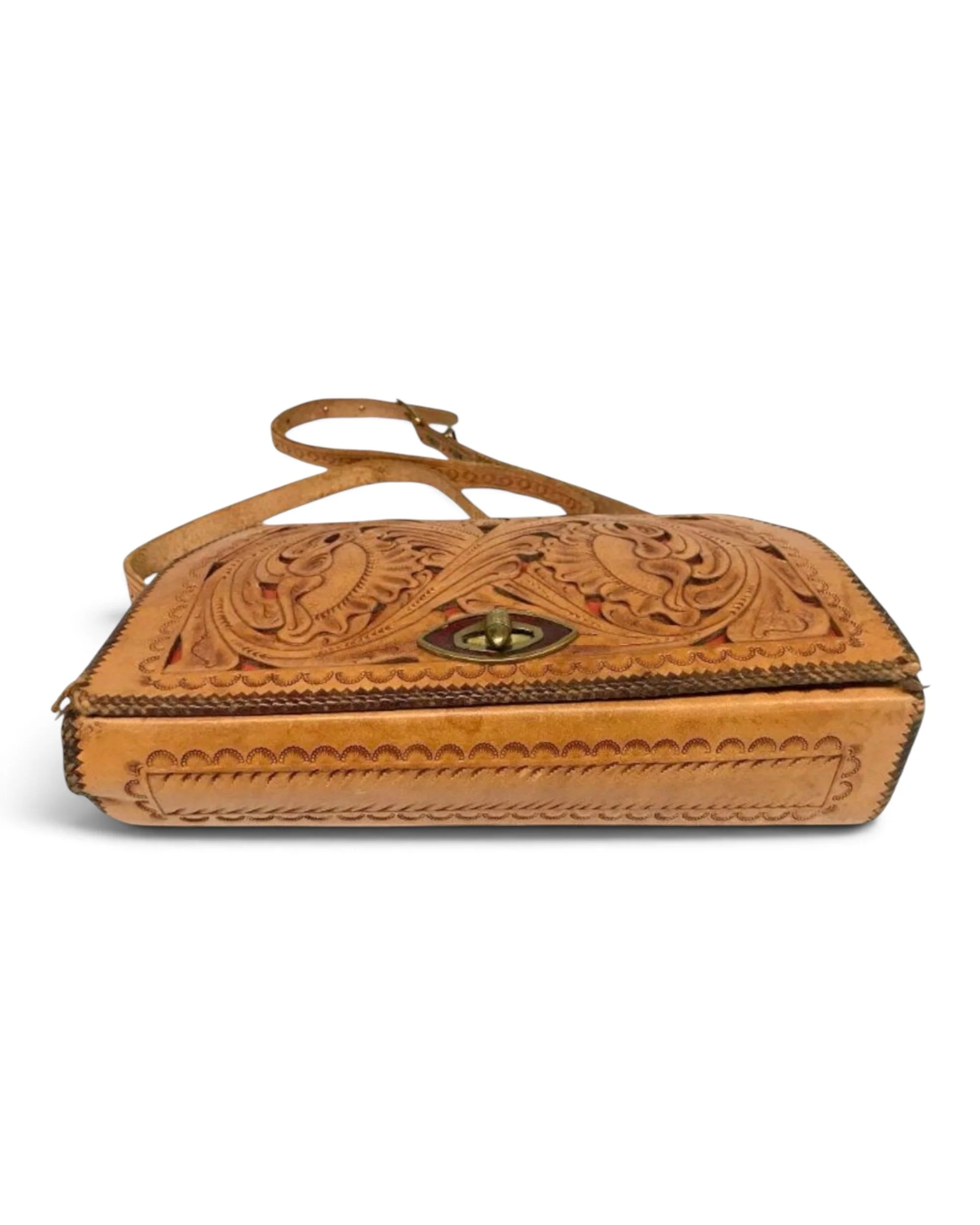 vintage leather hand tooled western crossbody bagPhotoroom_20260906_094536.JPG