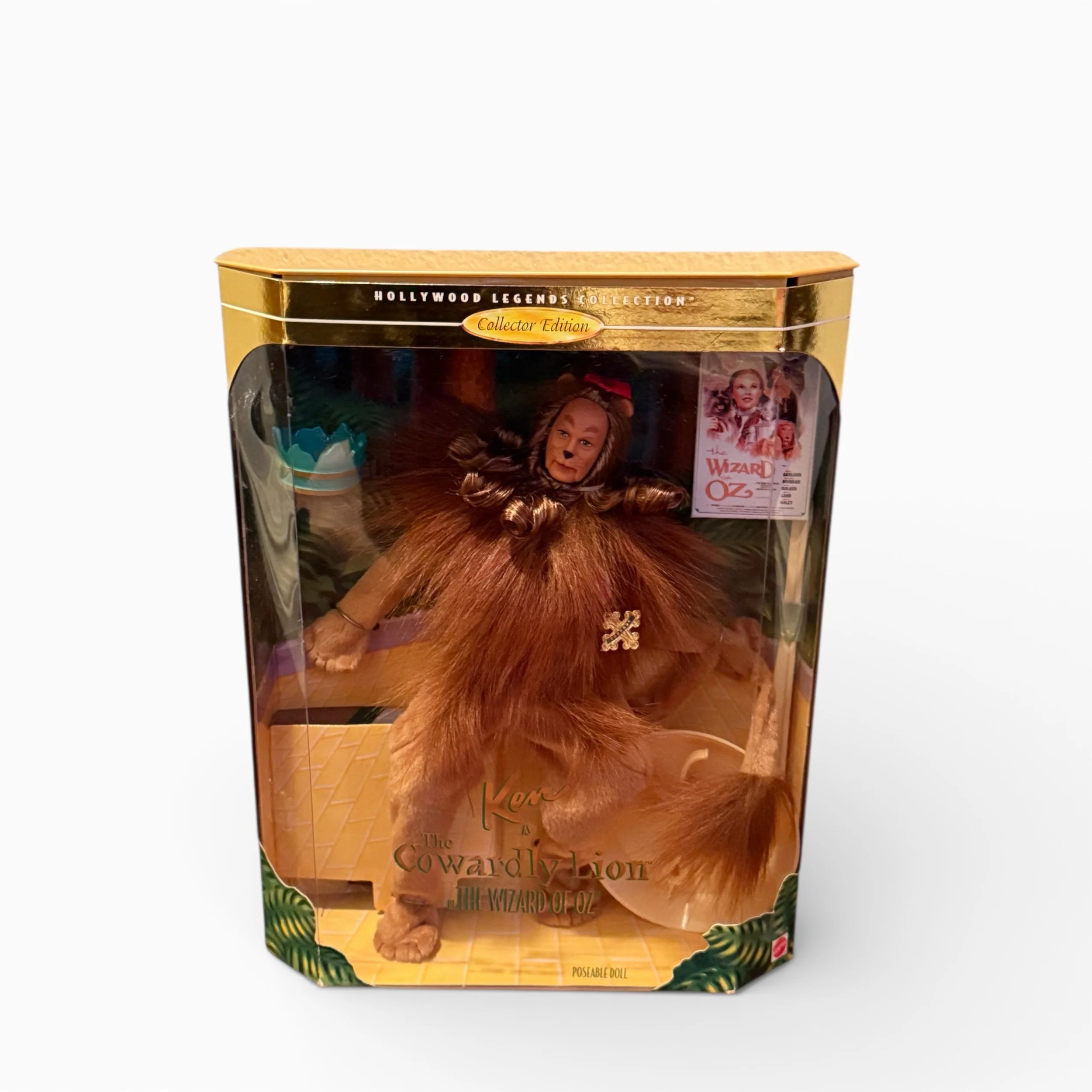 Vintage Ken as The Cowardly Lion Barbie Hollywood Legends Edition doll