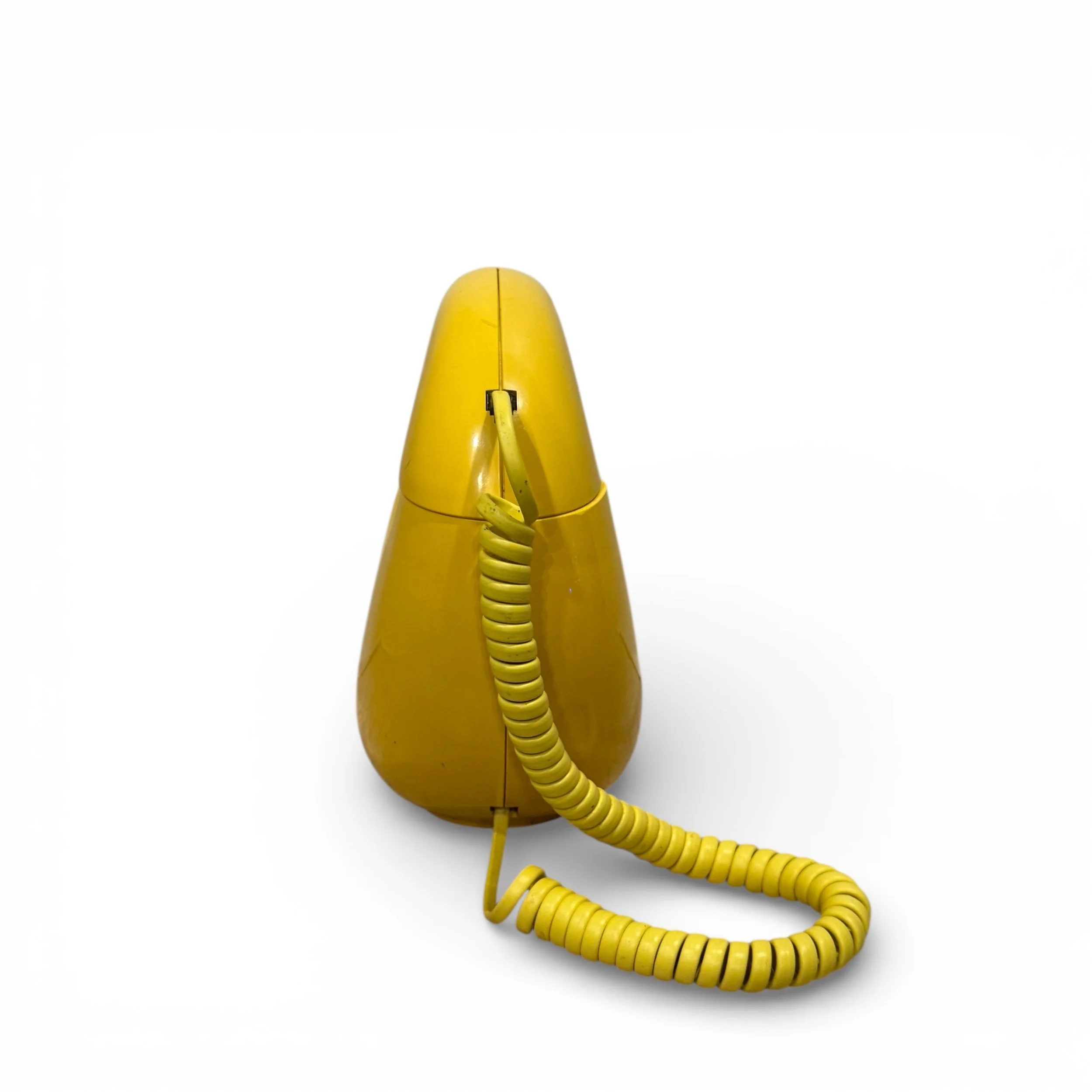 Side view of vintage Western Electric Sculptura desk phone